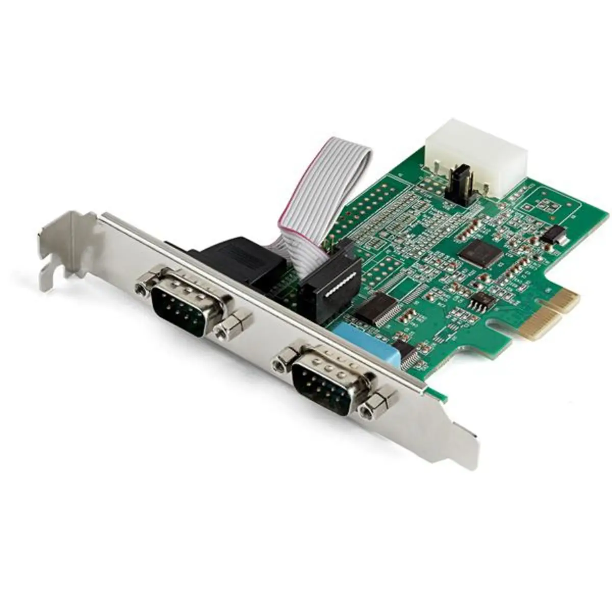 2 Port PCIe serielle Schnittstellenkarte - 16950 UART - 256-Byte-FIFO-Cache