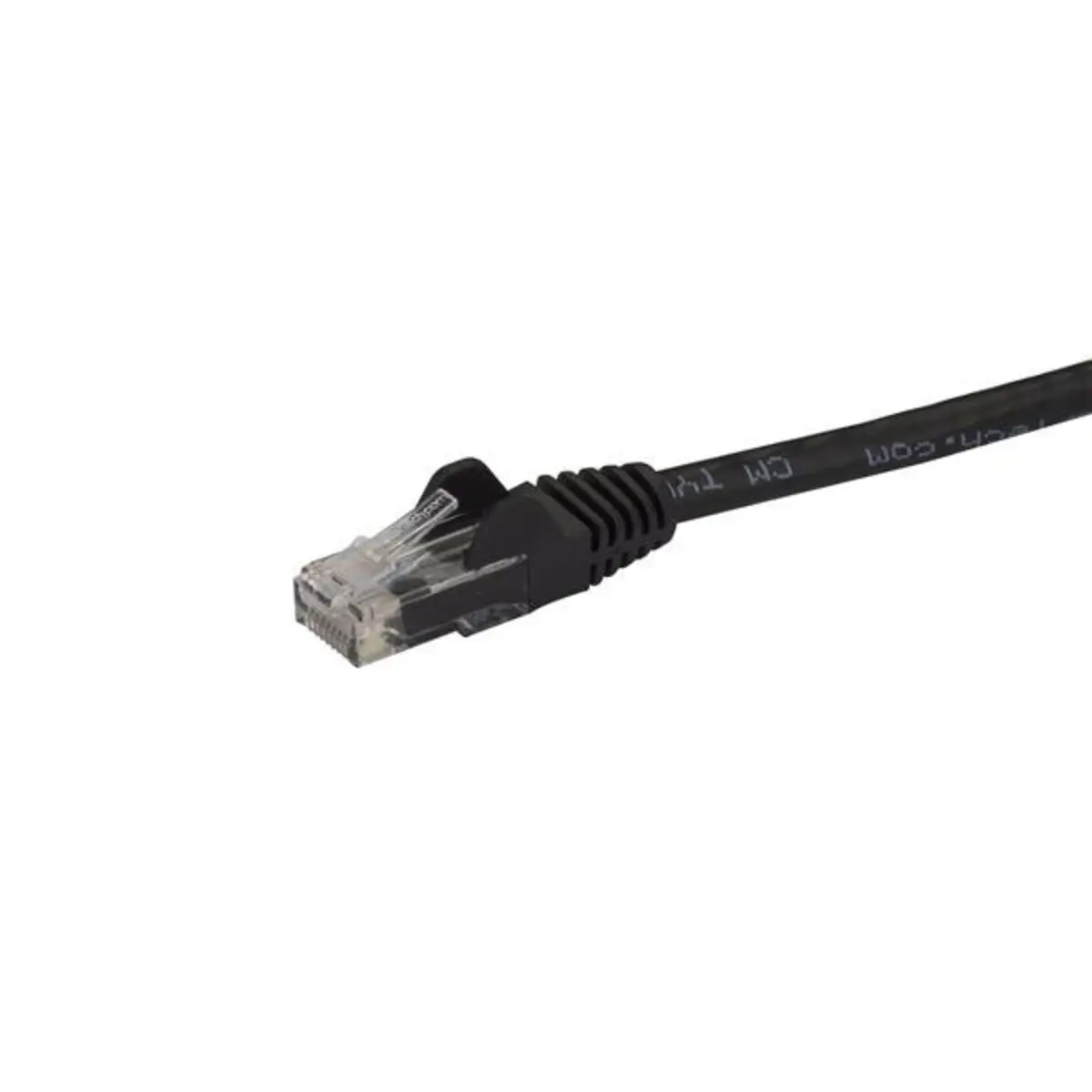 Snagless Patchkabel Cat6 RJ-45/RJ-45 Stecker/Stecker Schwarz 0,5m