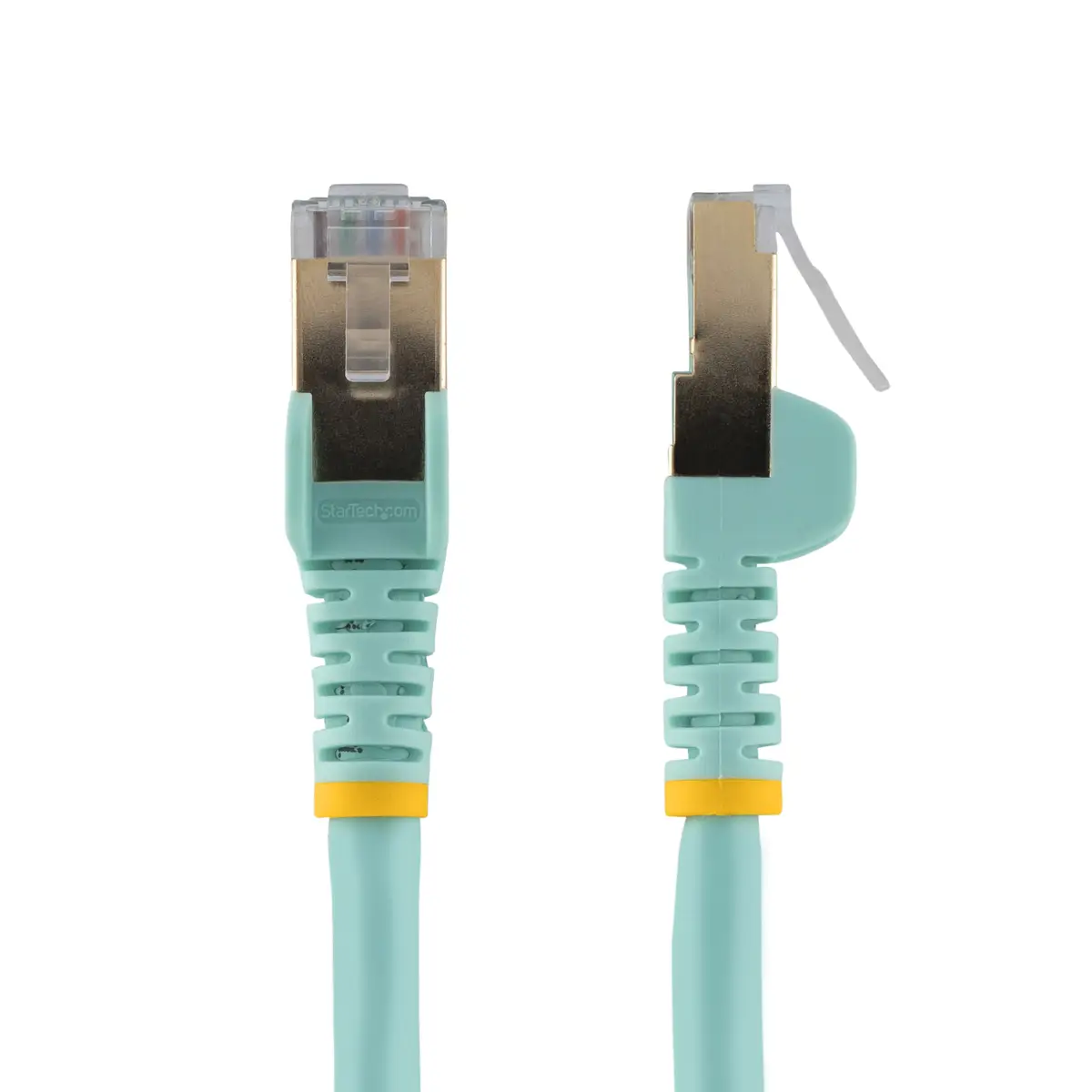 Snagless Patchkabel Cat6A RJ-45/RJ-45 Stecker/Stecker Türkis 7m