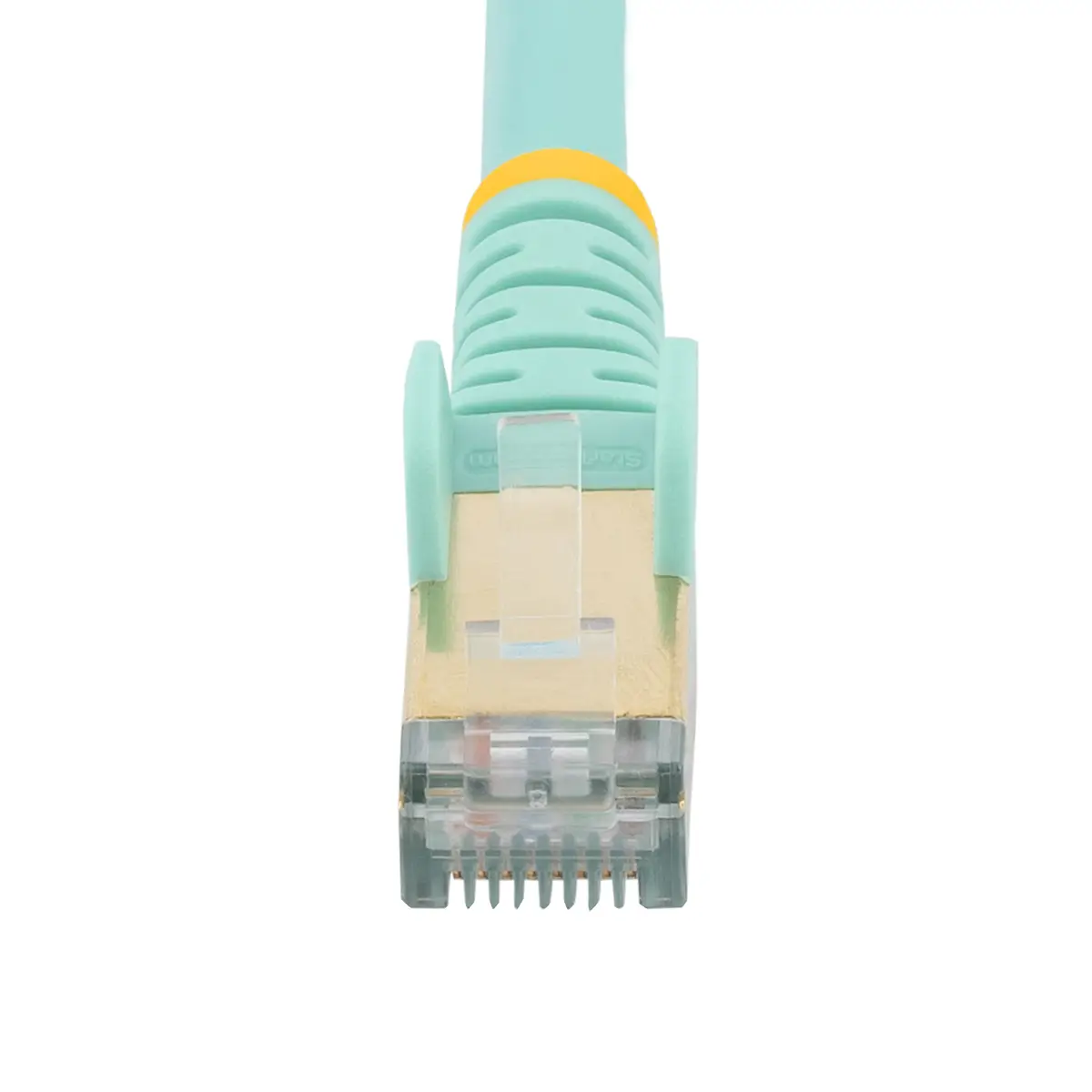 Snagless Patchkabel Cat6A RJ-45/RJ-45 Stecker/Stecker Türkis 7m