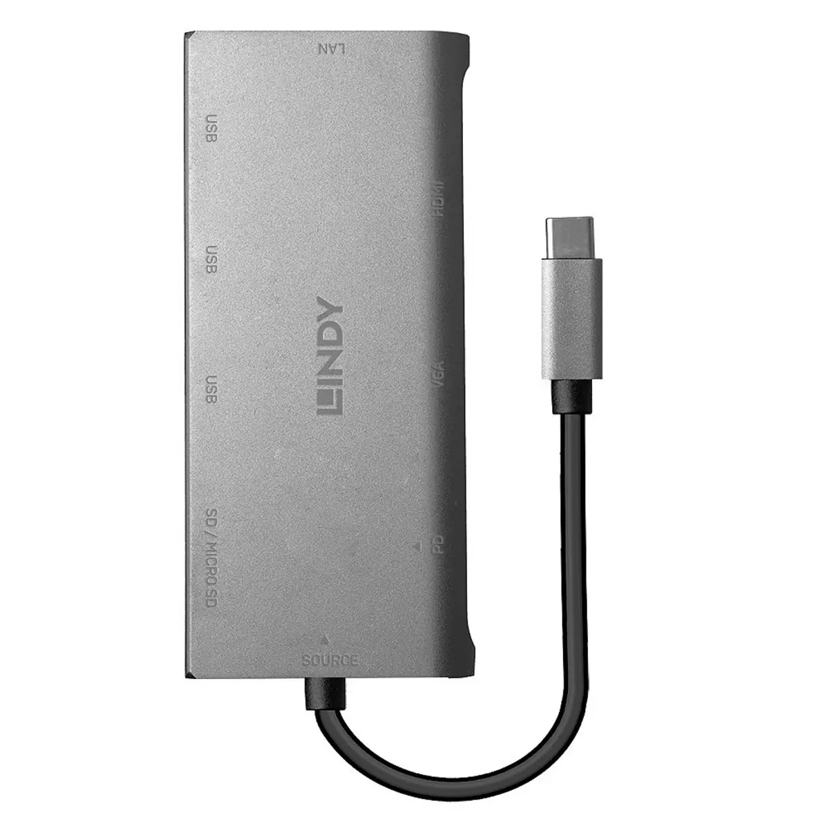 USB 3.1 Type C Multi-Port Converter USB-C/VGA/HDMI/GigE