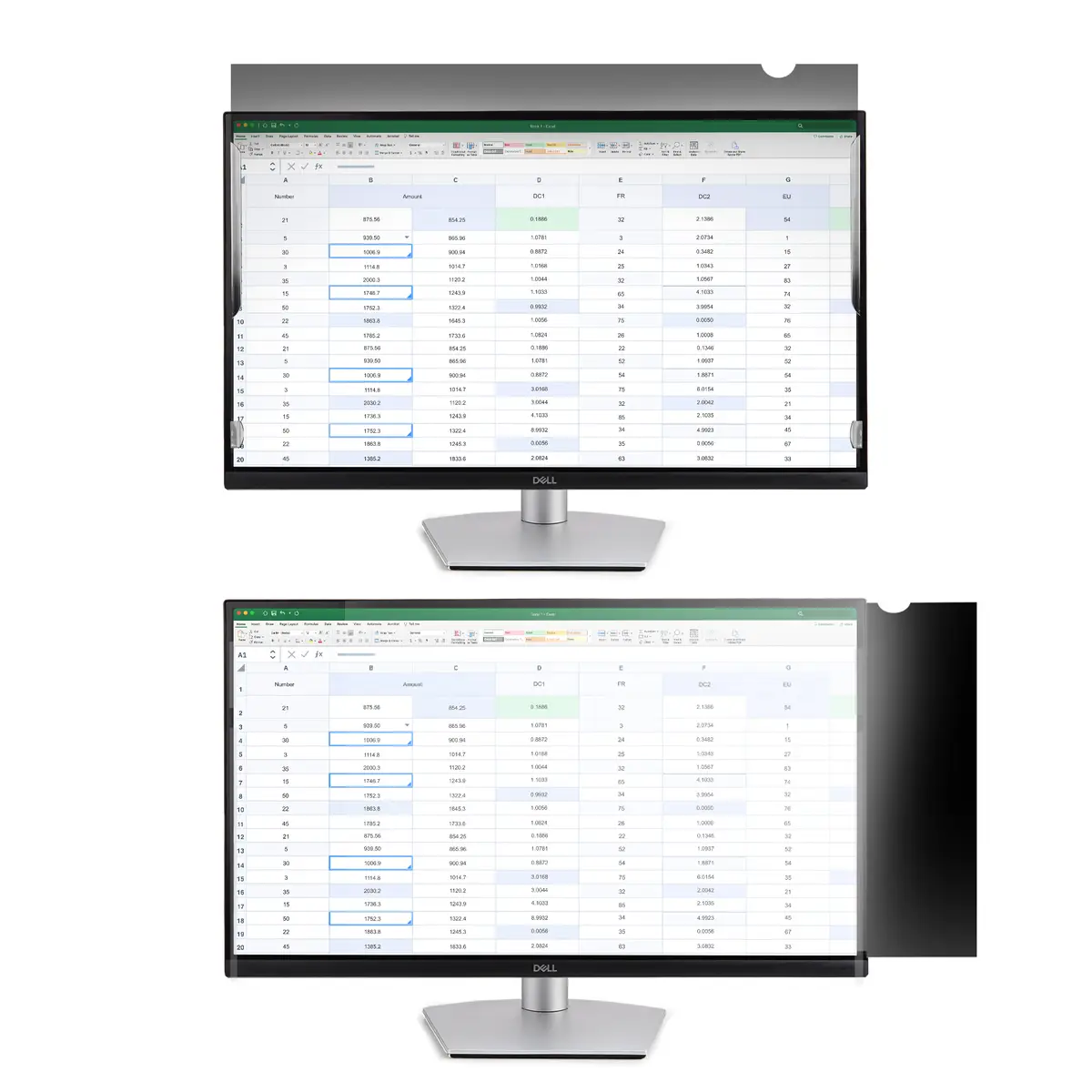 24" Monitor Blickschutzfolie Universal 30% Blaulichtreduzierung