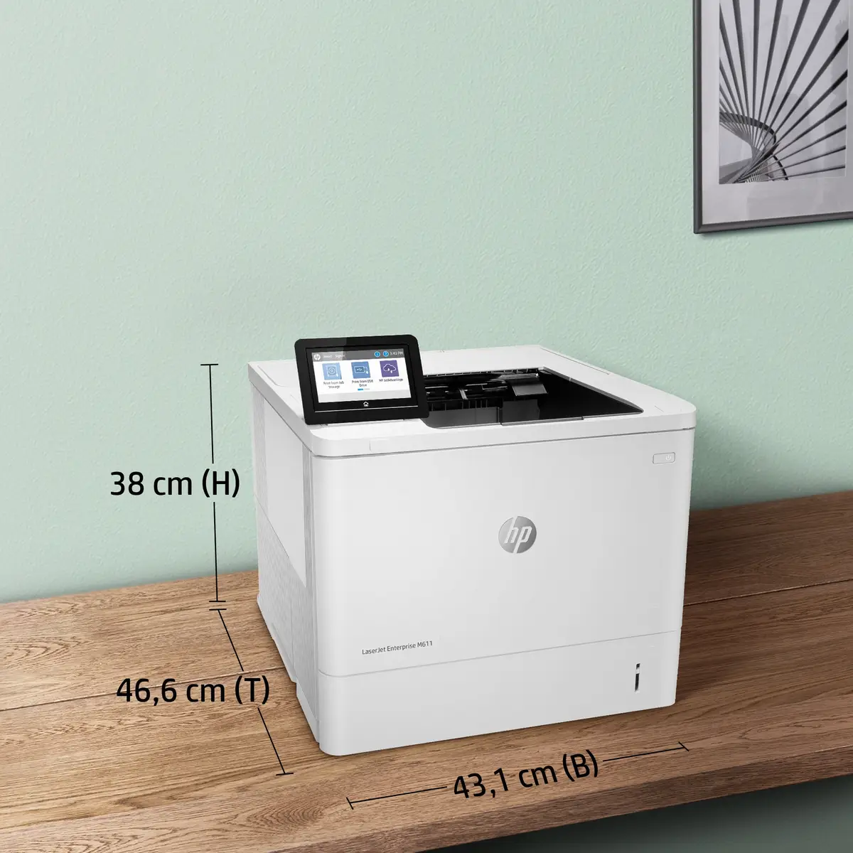 LaserJet Enterprise M611dn A4 S/W Laserdrucker 1200x1200dpi 61ppm Duplex