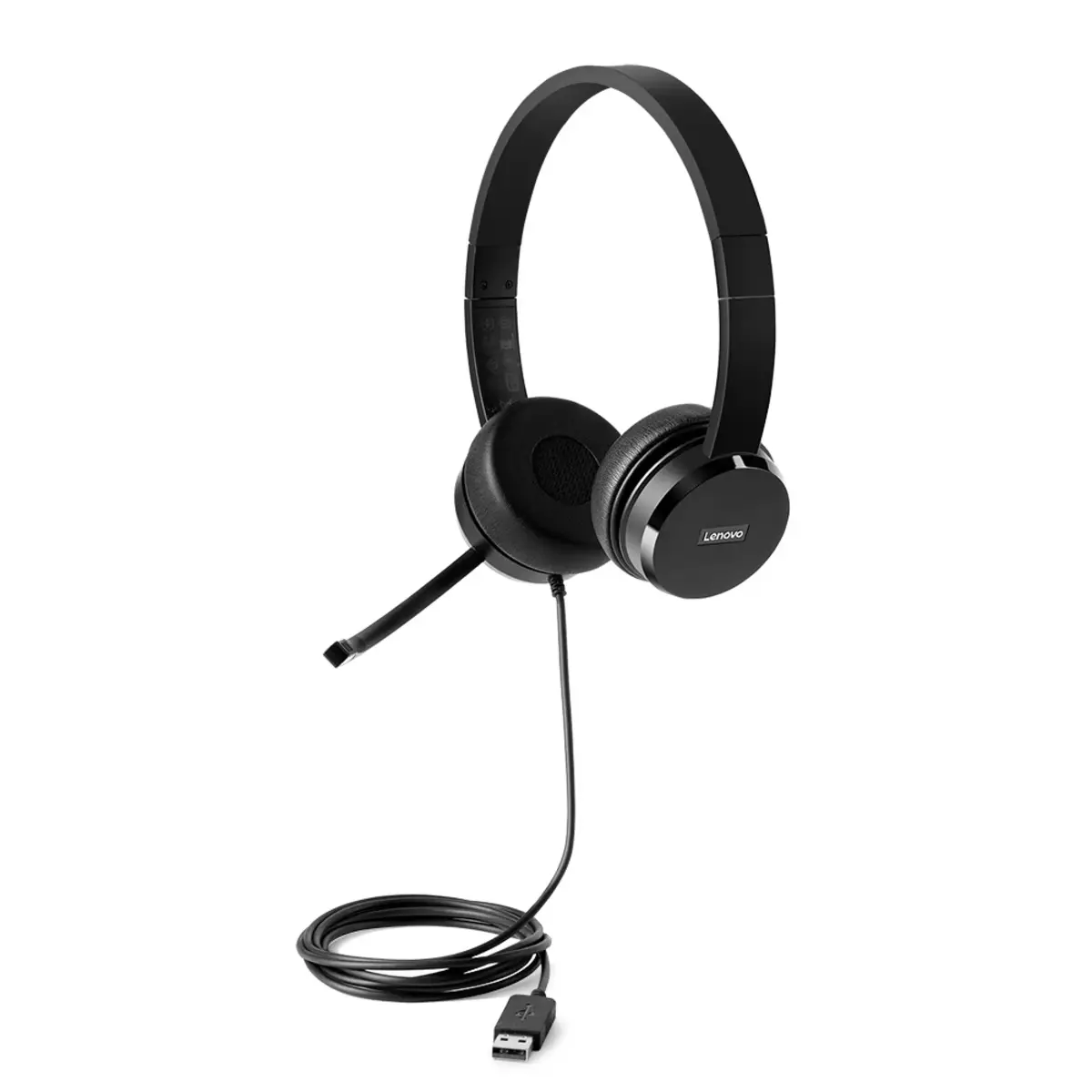 100 - Headset On-Ear kabelgebunden Schwarz