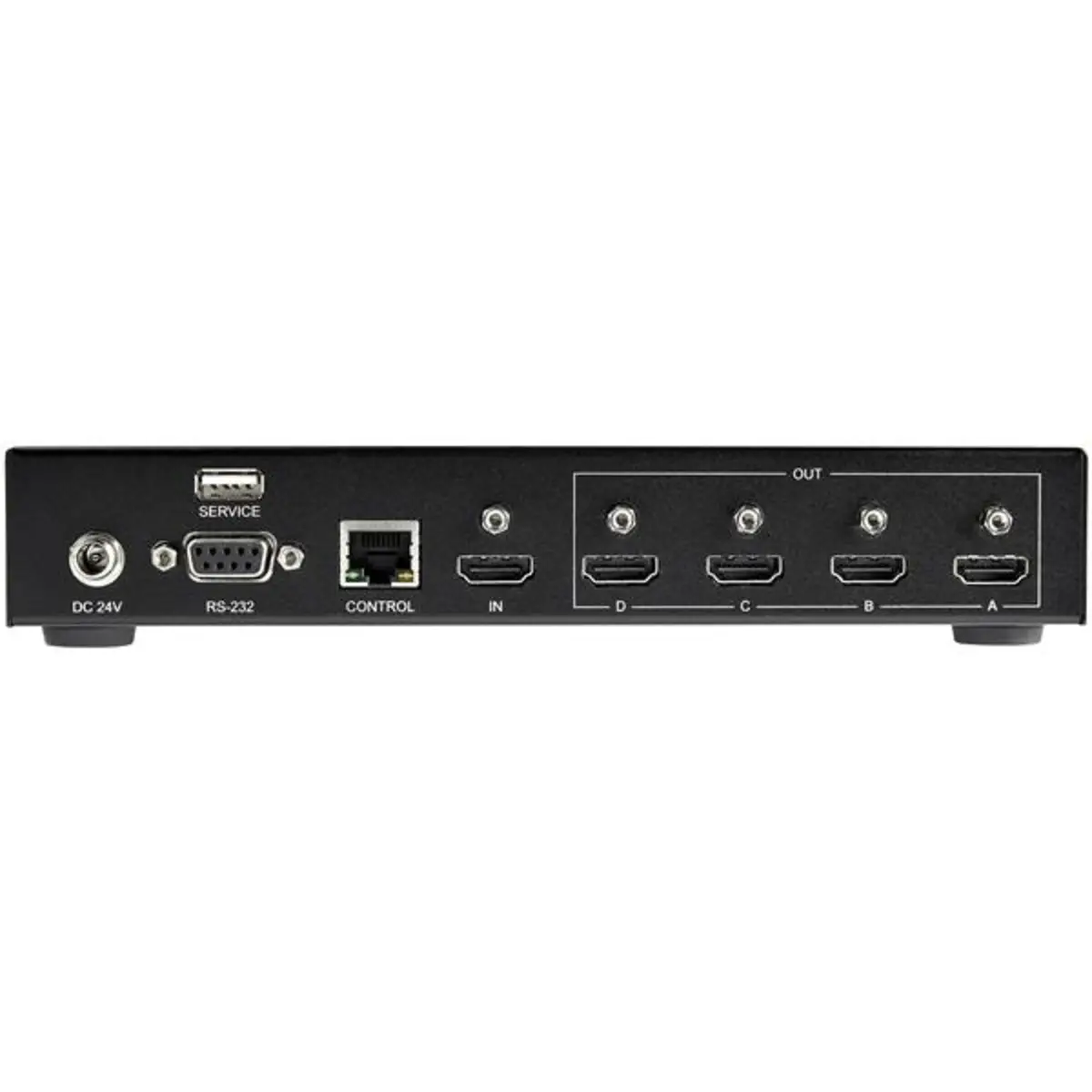 2x2 Videowand Controller 4K 60Hz Display HDMI 2.0 1 In 4 Out bezel