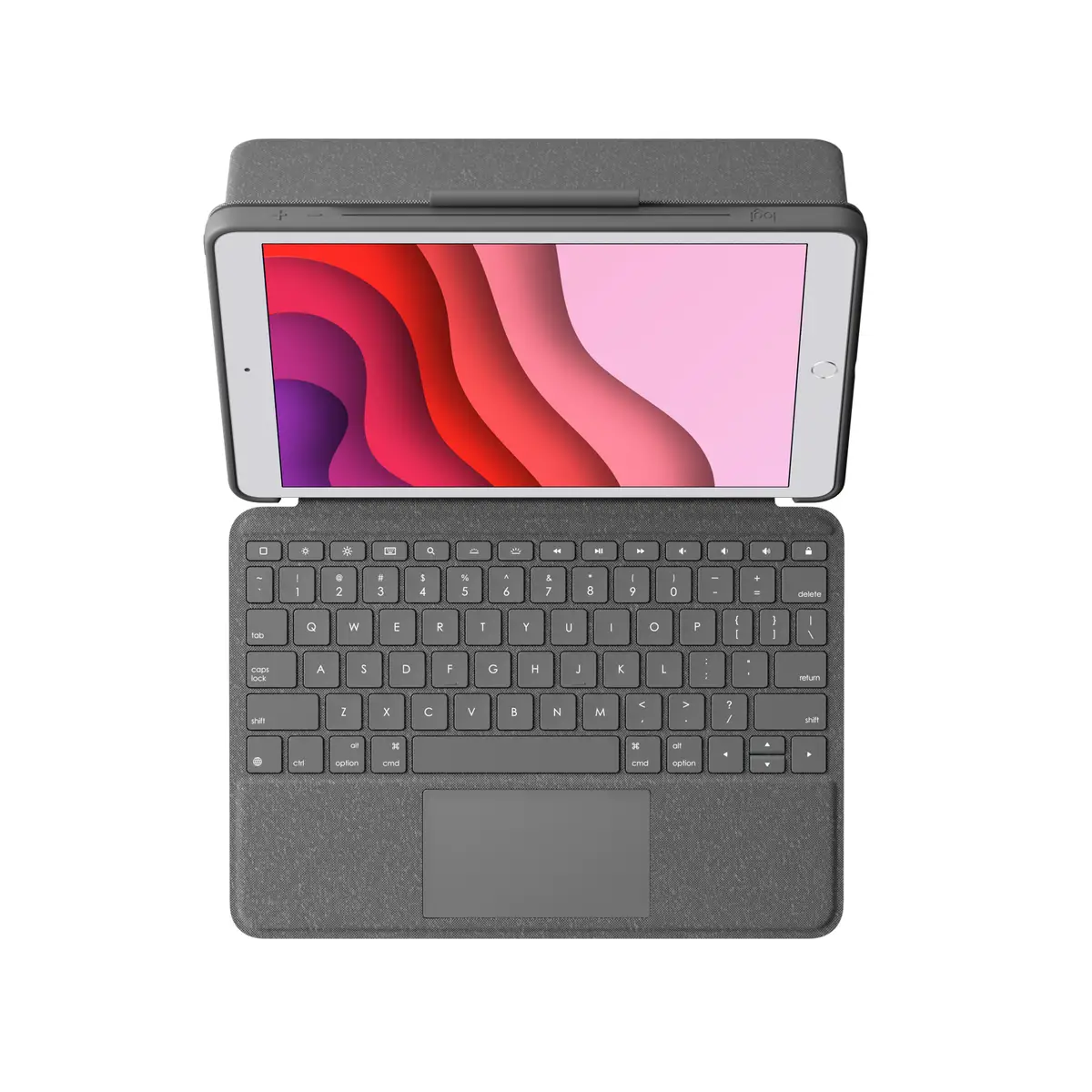 Combo Touch Keyboard (Qwertz) Case mit Trackpad für iPad (7./8./9. Generation)