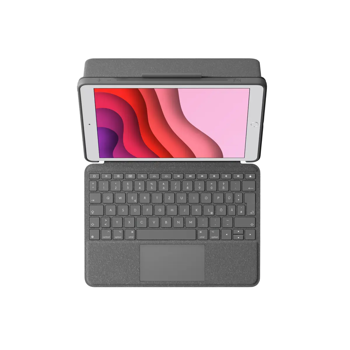 Combo Touch Keyboard (Qwertz) Case mit Trackpad für iPad (7./8./9. Generation)