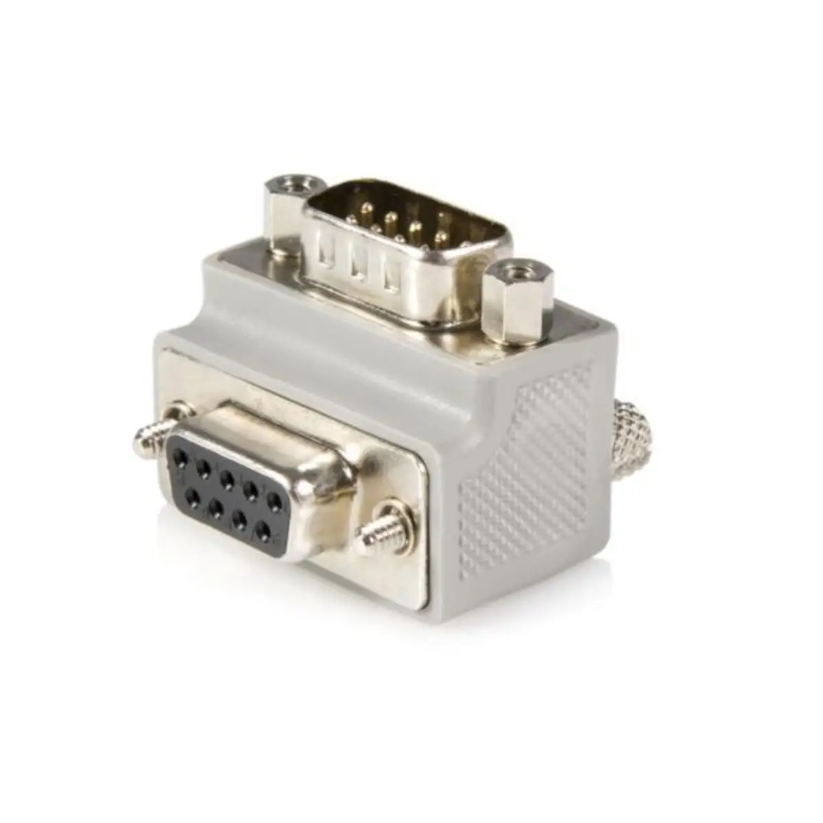 DB9 auf DB9 Seriell Kabeladapter Typ 1 rechts gewinkelt Stecker/Buchse
