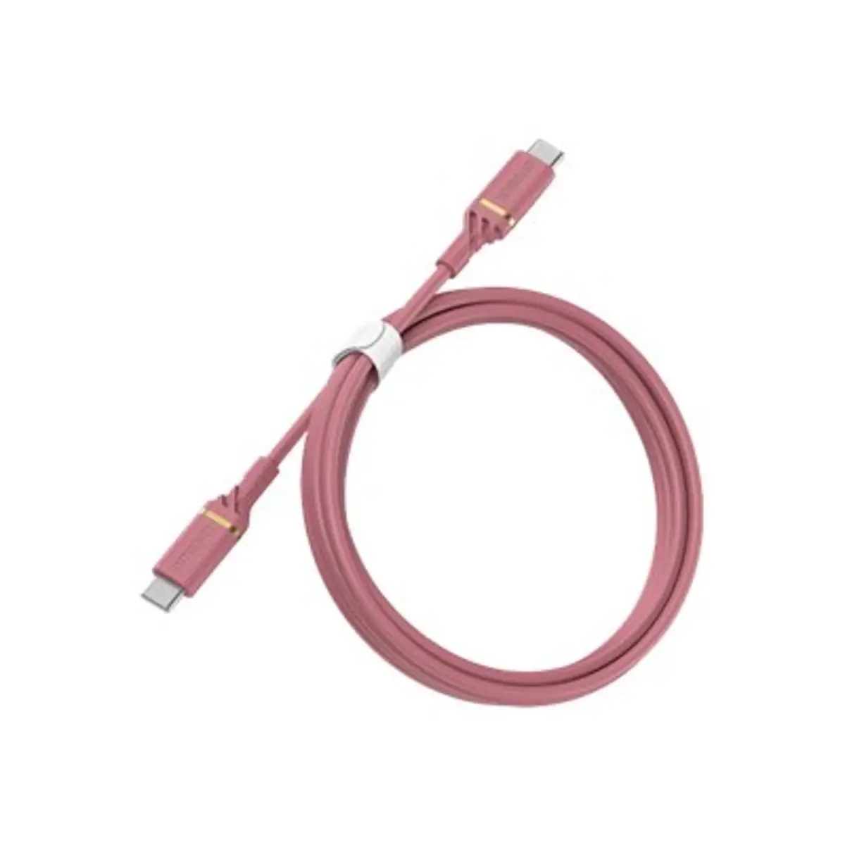 USB Schnellladekabel USB-C/USB-C Stecker/Stecker Pink 1m