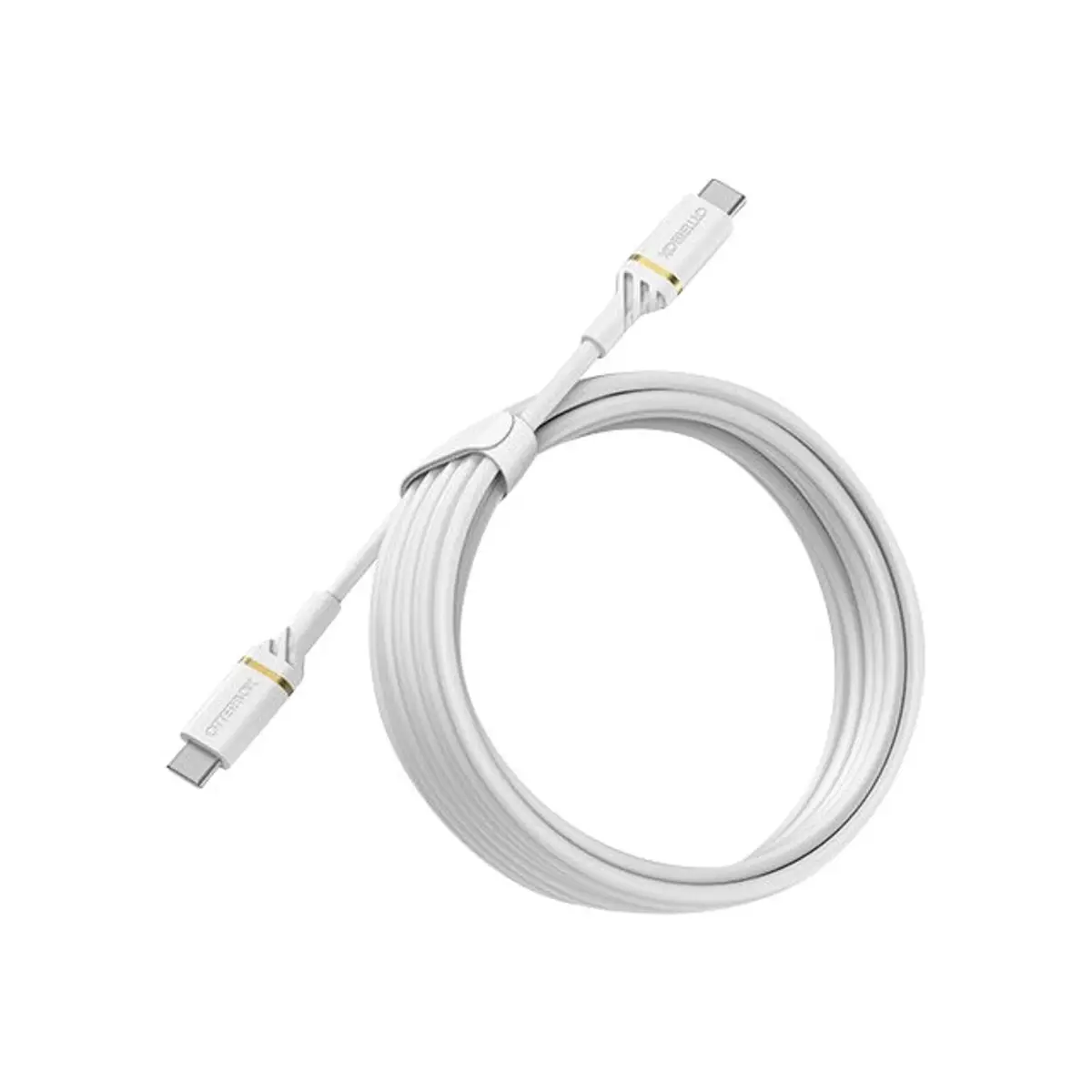 USB Schnellladekabel USB-C/USB-C Stecker/Stecker Weiß 3m