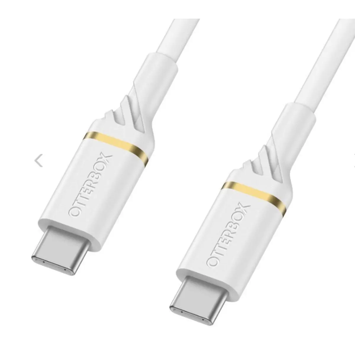 USB Schnellladekabel USB-C/USB-C Stecker/Stecker Weiß 3m