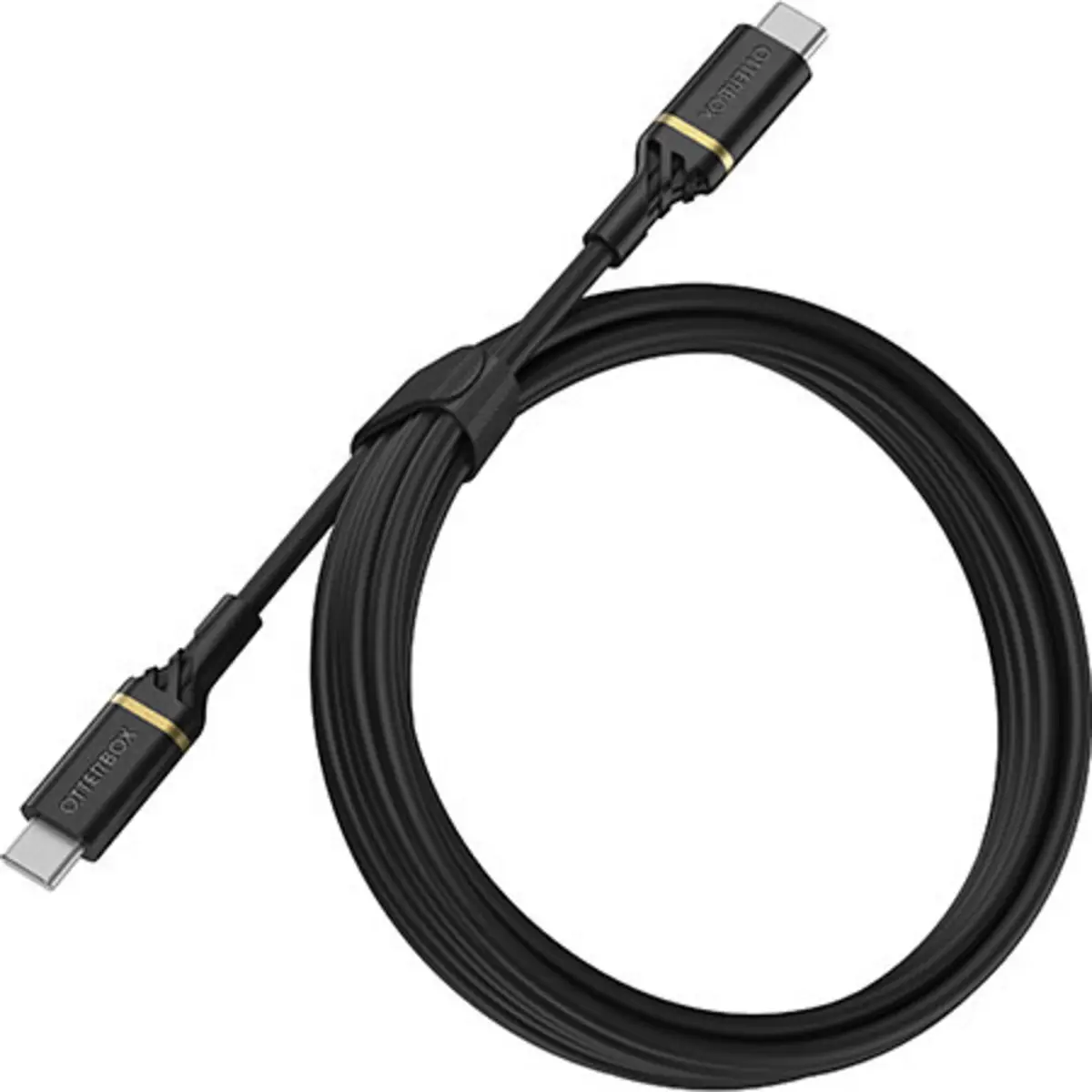 USB Schnellladekabel USB-C/USB-C Stecker/Stecker Schwarz 2m