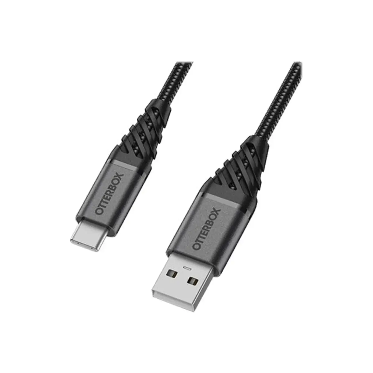 Premium USB Kabel USB-A/USB-C Stecker/Stecker Schwarz 2m