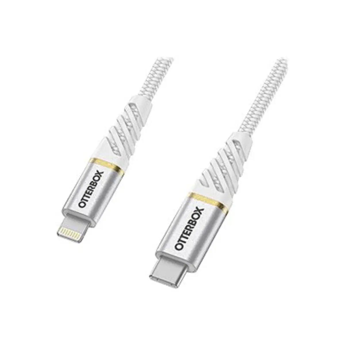 Lightning Premium Schnellladekabel Lightning/USB-C Stecker/Stecker Weiß 2m