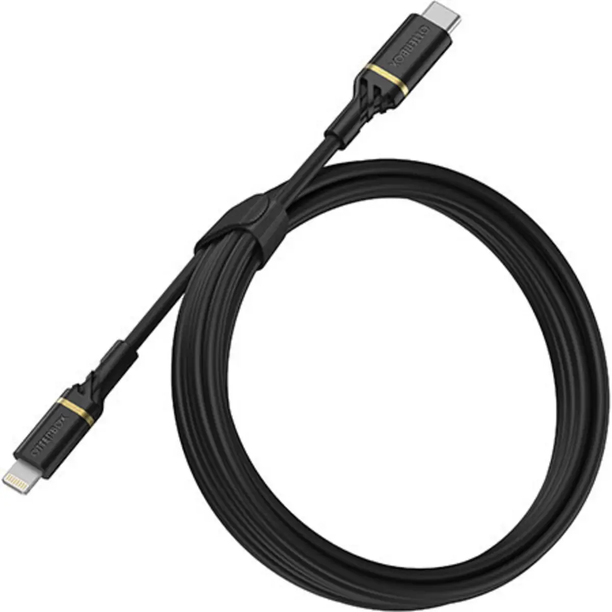 Lightning Schnellladekabel Lightning/USB-C Stecker/Stecker Schwarz 2m