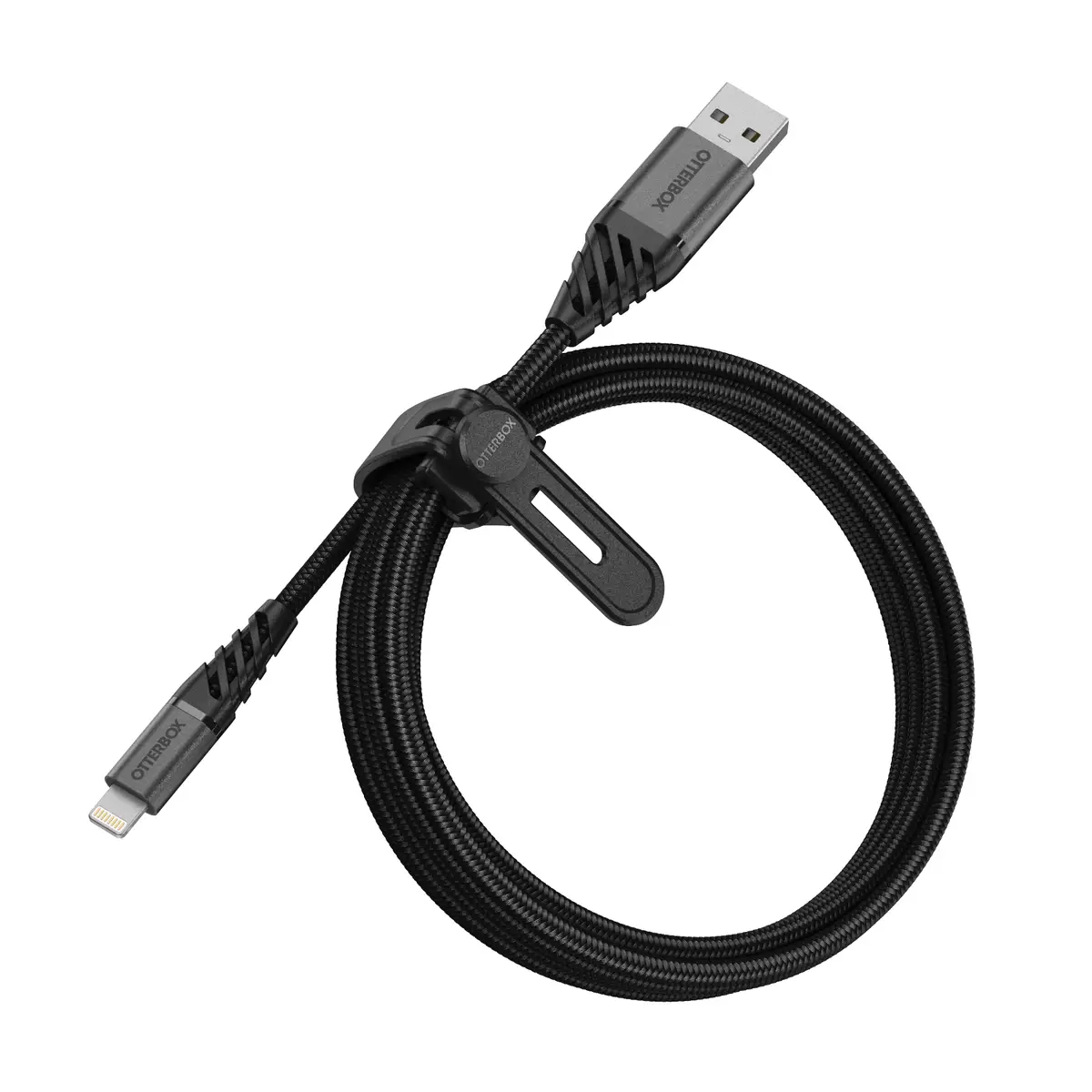 Lightning Premium Kabel Lightning/USB-A Stecker/Stecker Schwarz 2m