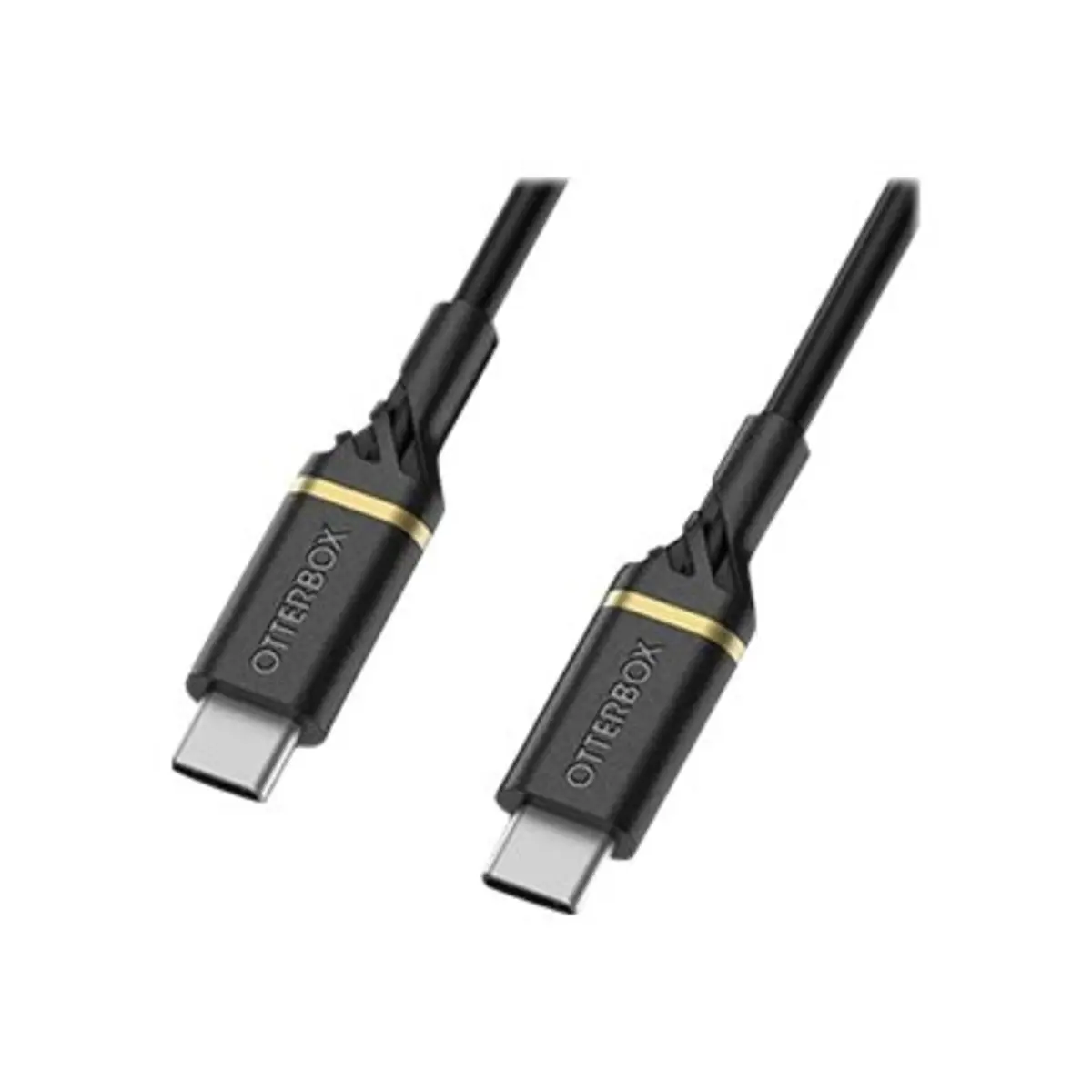 USB Schnellladekabel USB-C/USB-C Stecker/Stecker Schwarz 1m