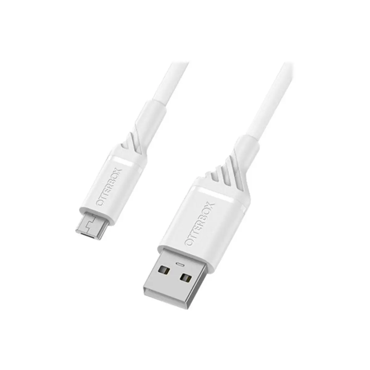 Micro USB Kabel MicroUSB/USB-A Stecker/Stecker Weiß 1m