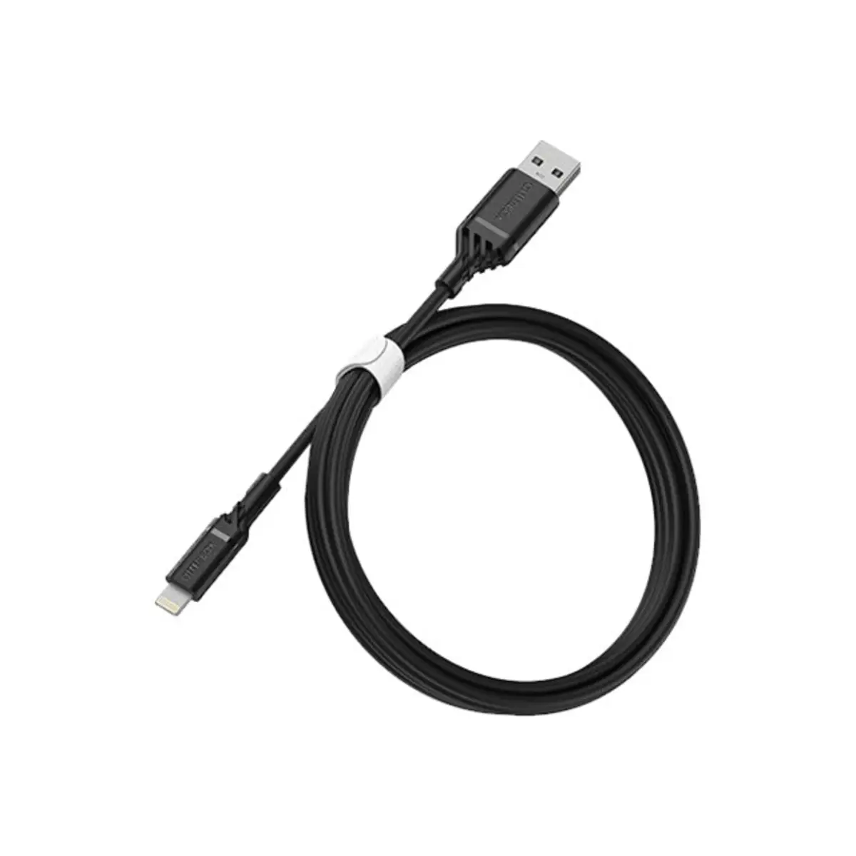 Lightning Kabel Lightning/USB-A Stecker/Stecker Schwarz 1m