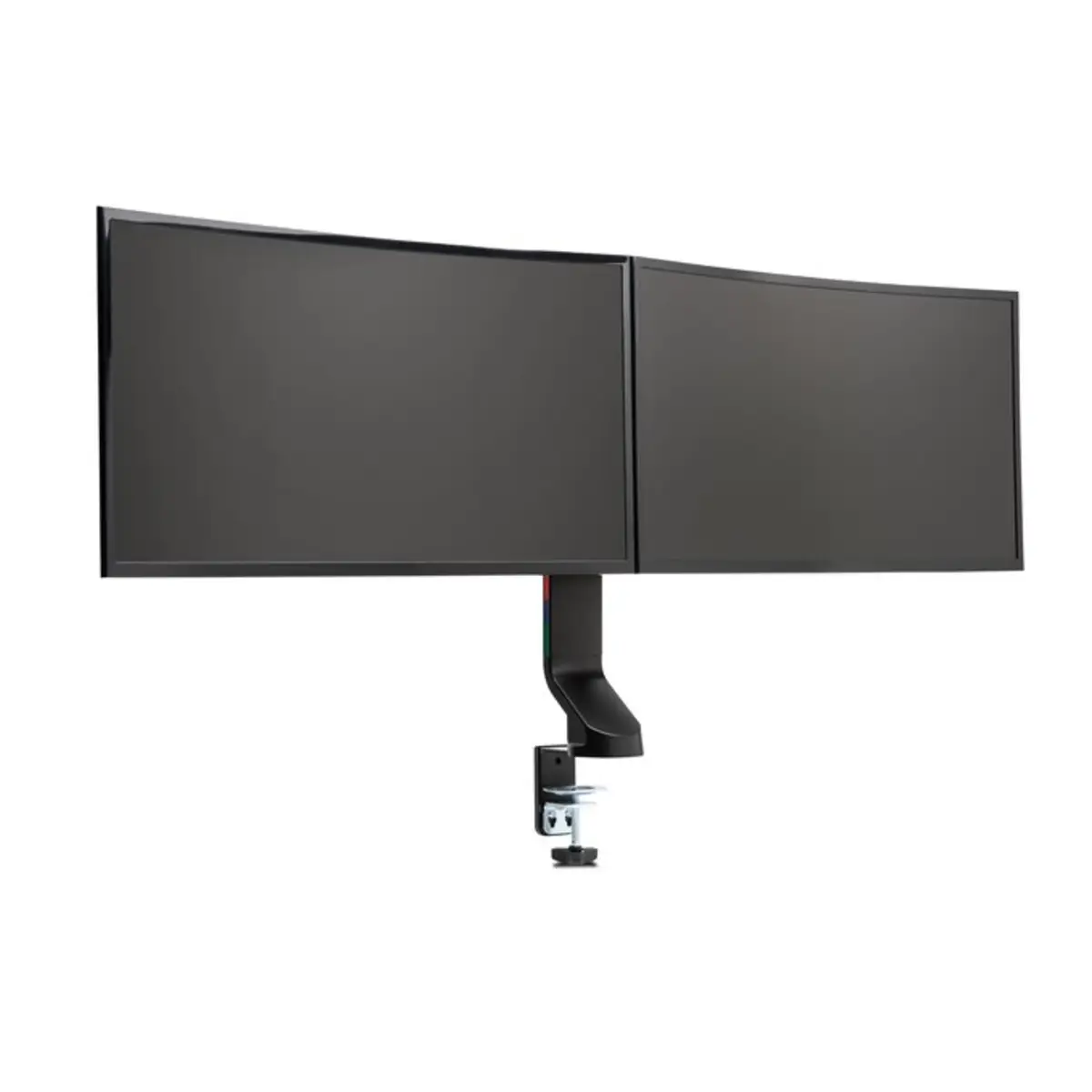Platzsparender Dual Monitorarm