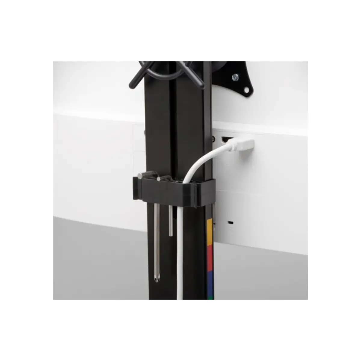 Platzsparender Dual Monitorarm