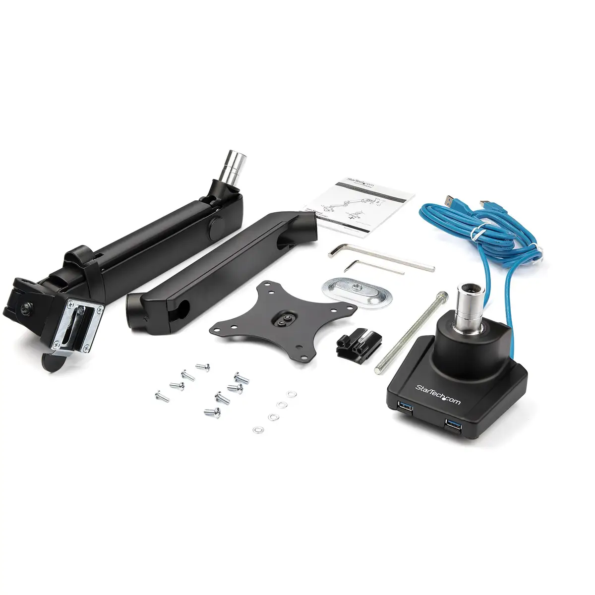 Monitorarm - 2 pass through USB 3.0 Ports - VESA 75x75 100x100