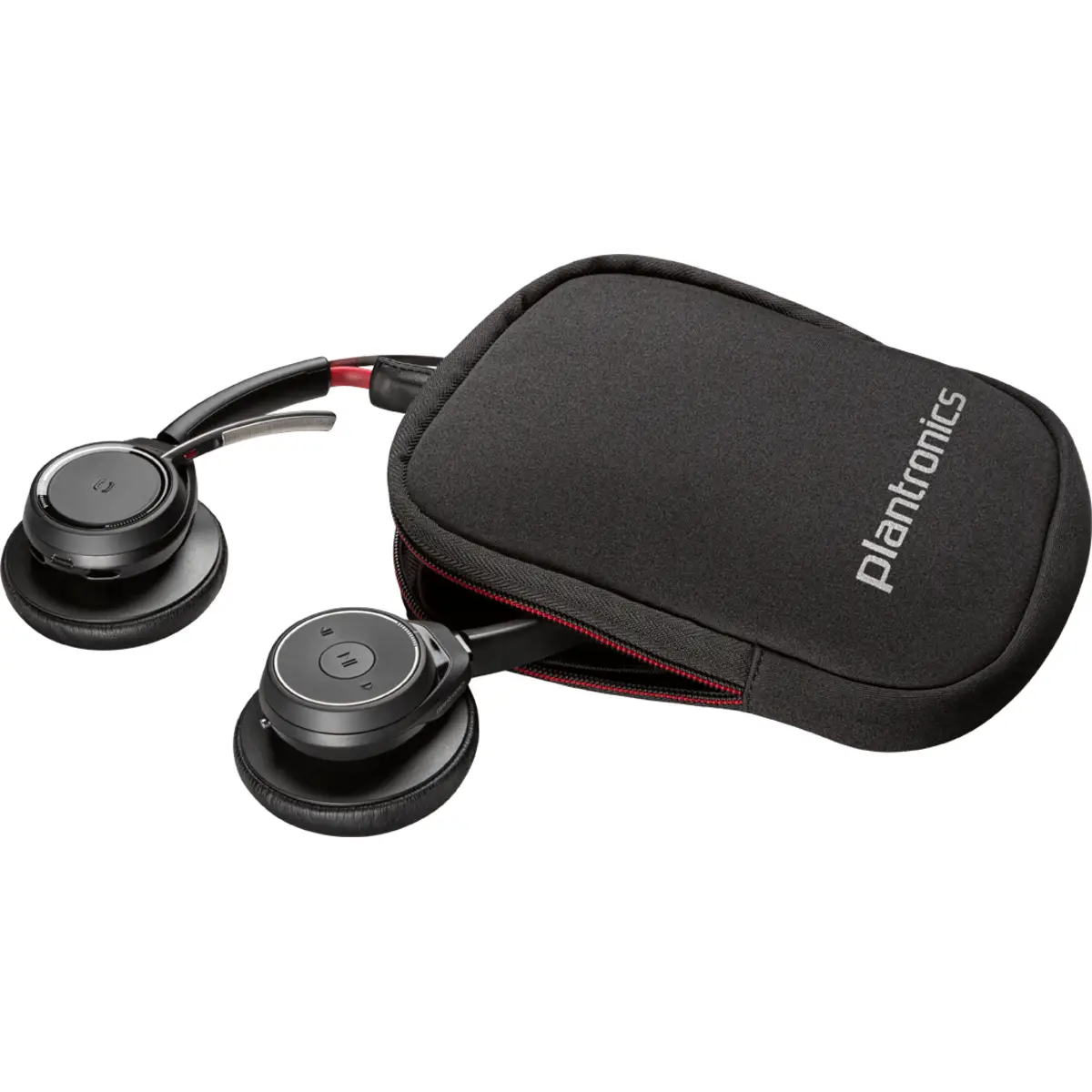 Voyager Focus UC-M (ohne Ladeschale), On-Ear Bluetooth Headset, aktive Rauschunterdrückung
