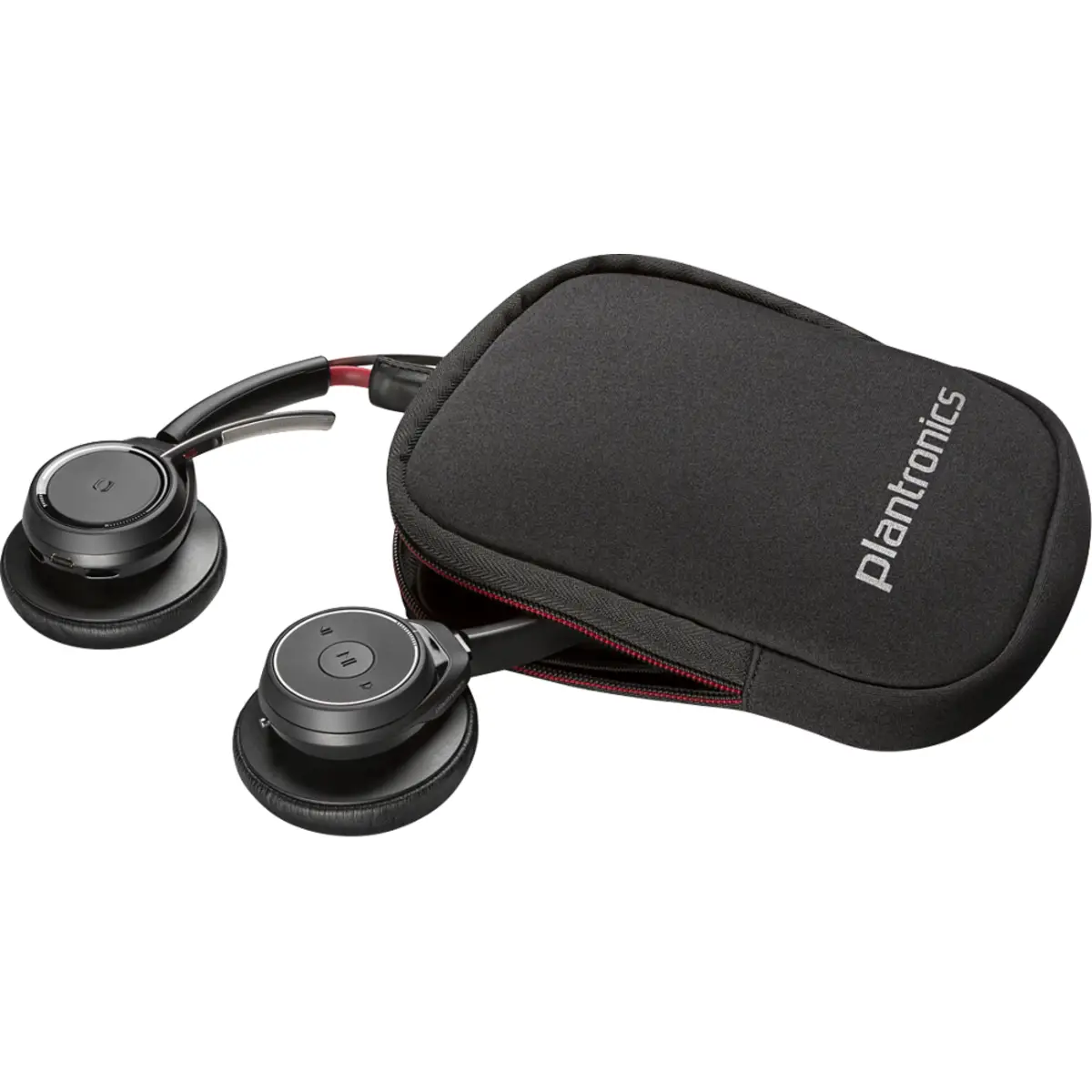 Voyager Focus UC-M (ohne Ladeschale), On-Ear Bluetooth Headset, aktive Rauschunterdrückung