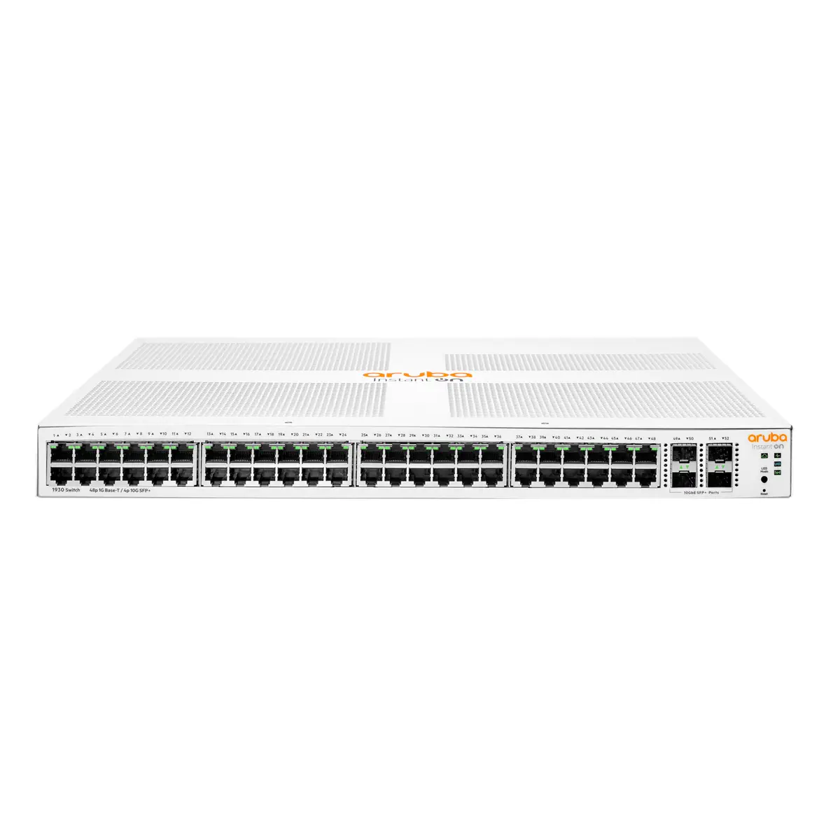 HP Aruba Instant On 1930 48G 4SFP/SFP+ Switch L2+ managed 48 x 10/100/1000 + 4 x 1 Gigabit / 10 Gigabit SFP+ an Rack montierbar