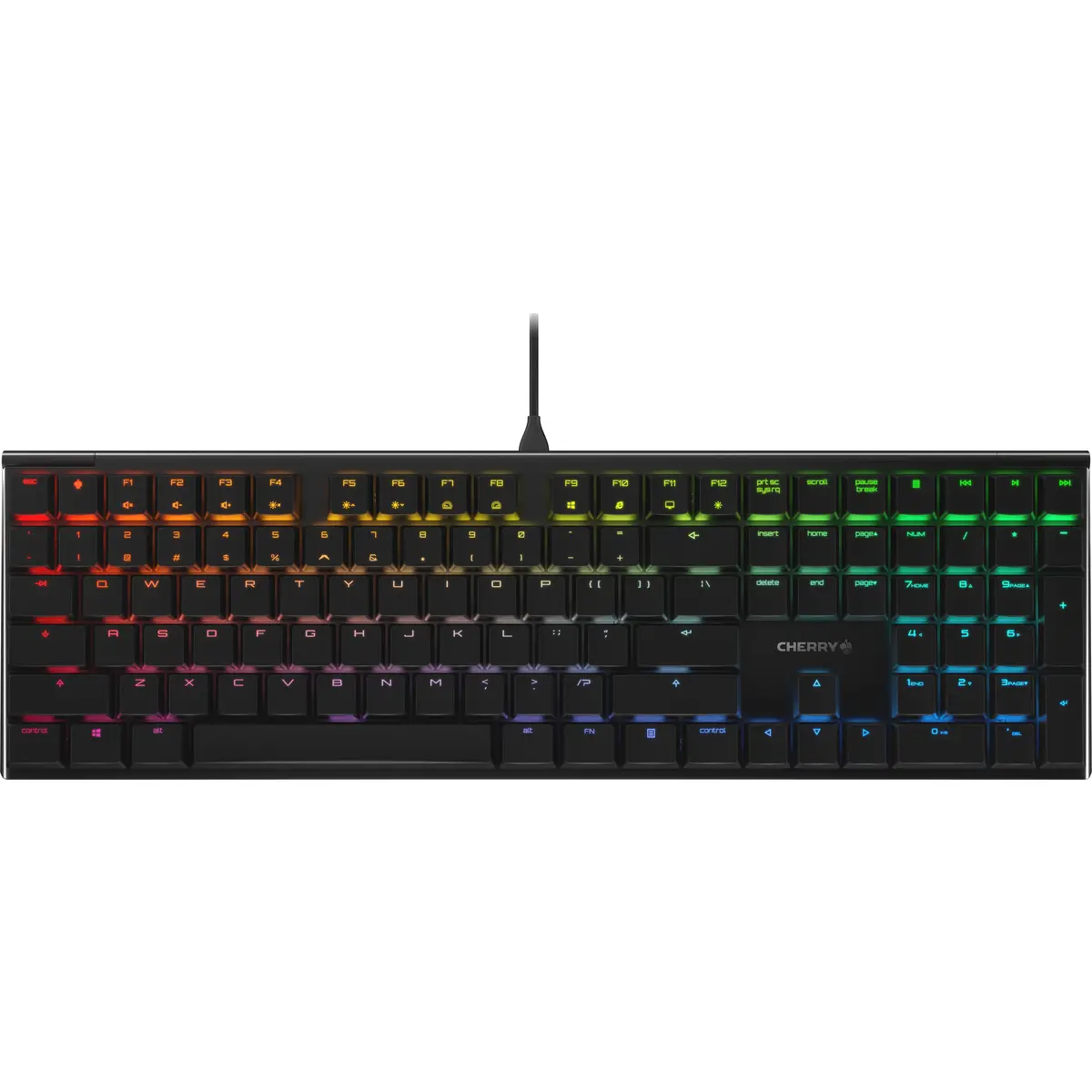 TAS MX Brown Keyboard Layout DE Schwarz