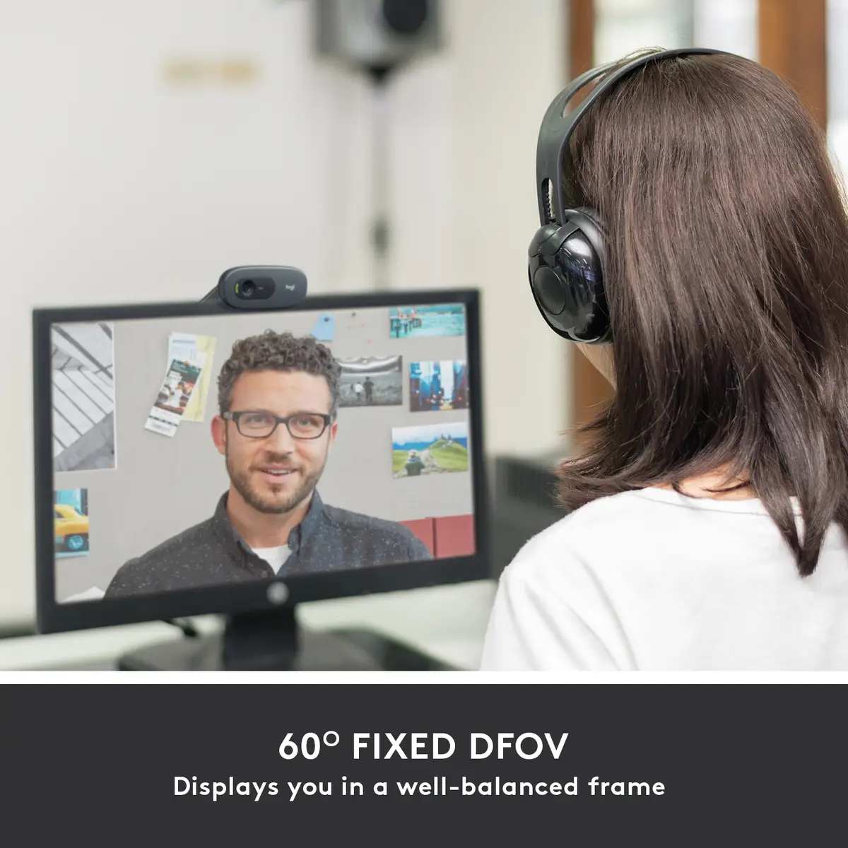 C505 HD Webcam 1280x720 Pixel schwarz