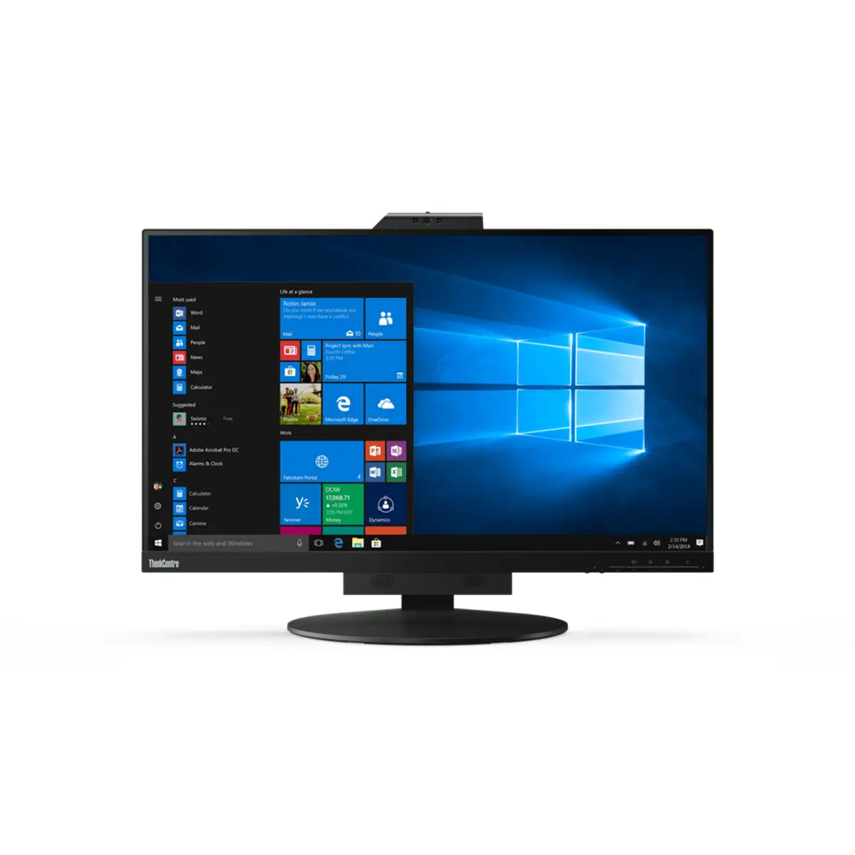 ThinkCentre Tiny-in-One 27 68.58cm (27") Display 2560 x 1440 Pixel 350 cd/m² 1.000:1 6ms Schwarz