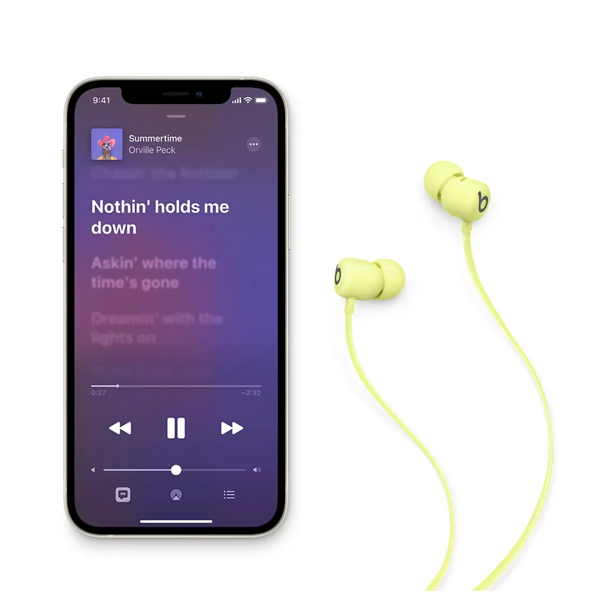 Beats Flex In-Ear Kopfhörer yuzugelb