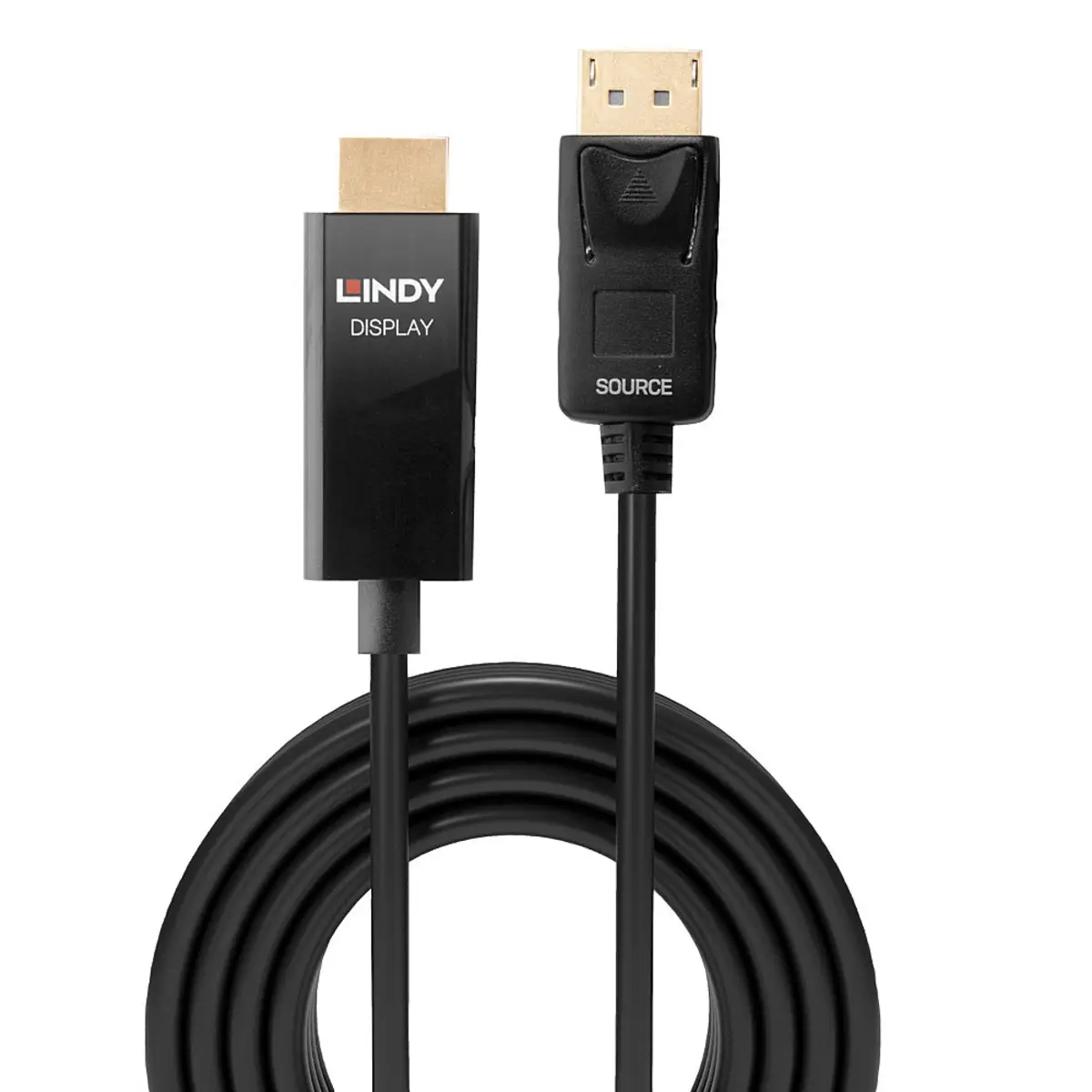 Videokabel DisplayPort/HDMI Stecker/Stecker Schwarz 1m