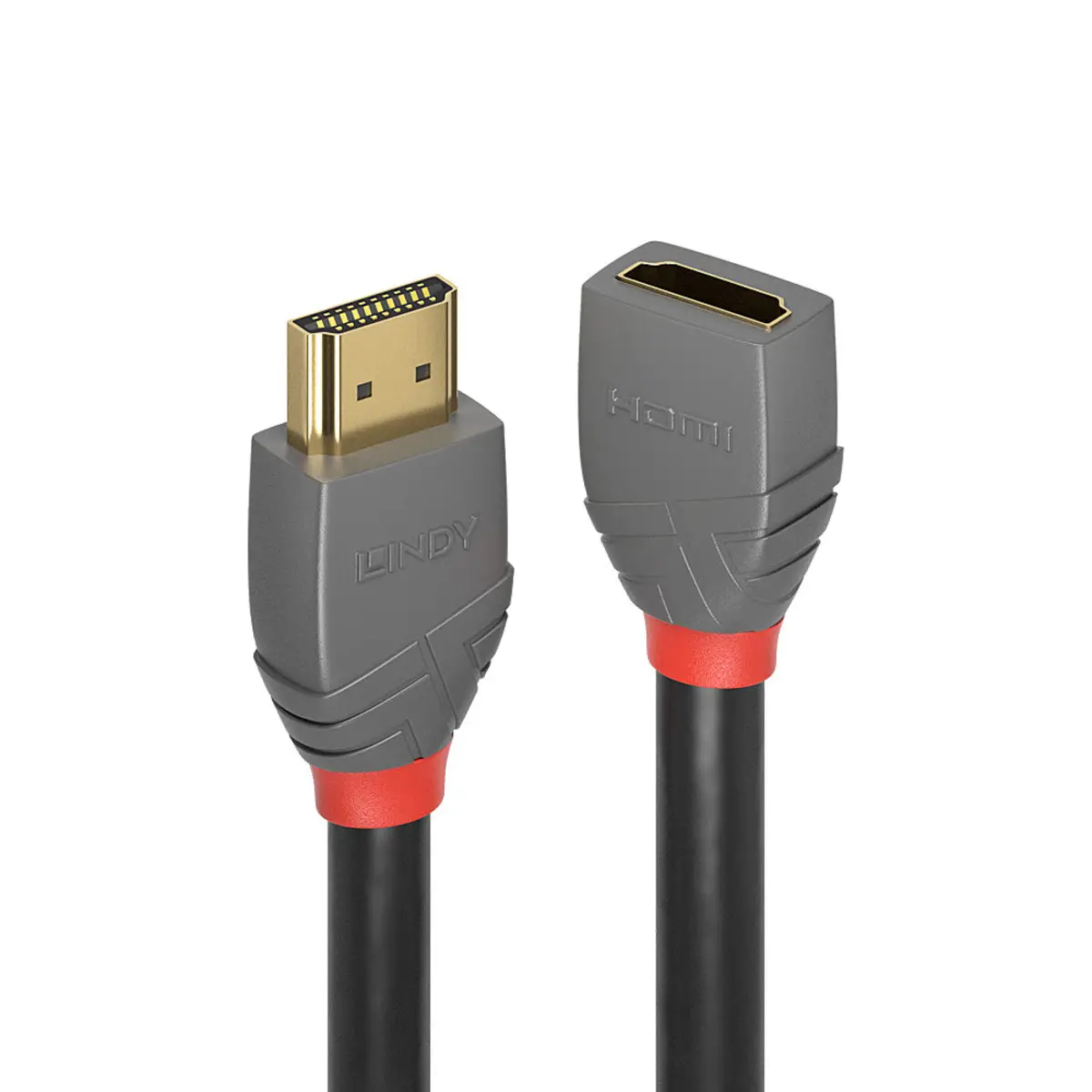 HDMI mit Ethernet Verlängerungskabel HDMI/HDMI Stecker/Buchse Schwarz 2m