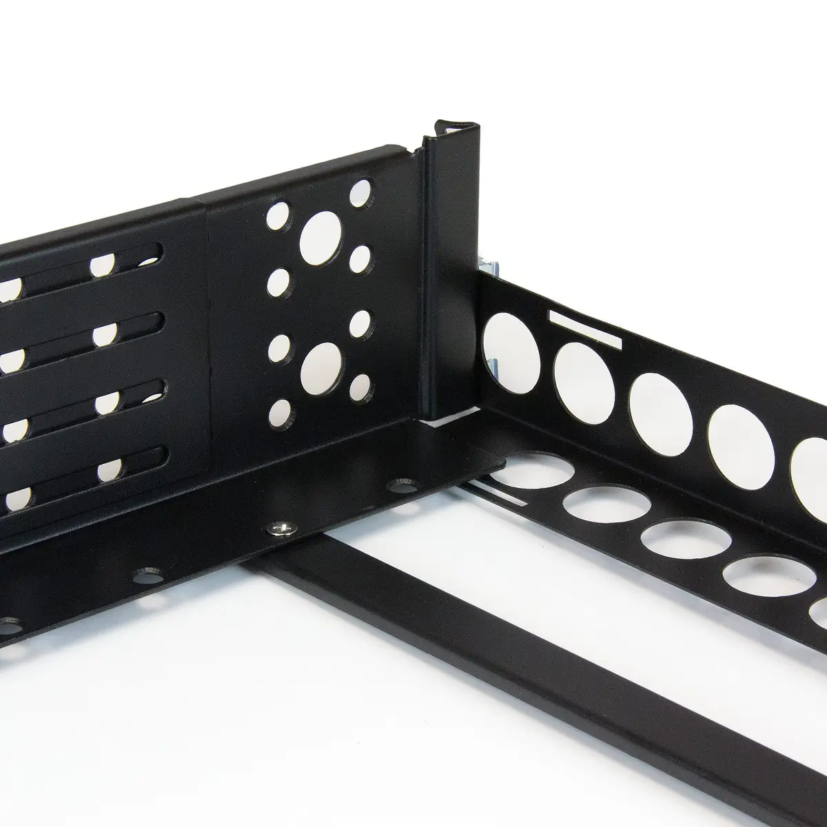 2HE tiefenvestellbare 19 Zoll Server Rack Schienen