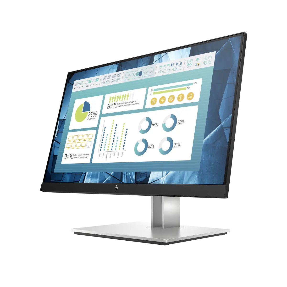 E22 G4 E-Series 55.9cm (22") Display 1920x1080 Pixel 250 cd/m² 1000:1 5 ms Schwarz