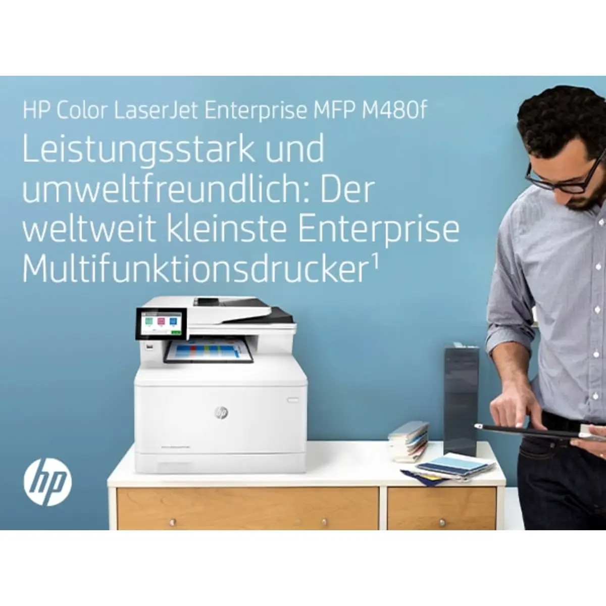 LaserJet Enterprise M480f A4 All-in-One Drucker/Scanner/Kopieren/Fax Farblaserdrucker Duplex