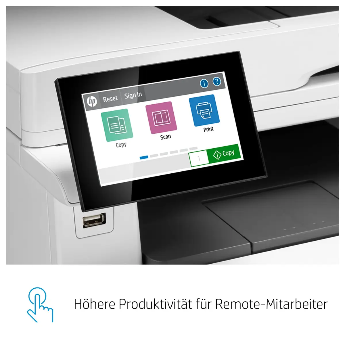 LaserJet Enterprise M480f A4 All-in-One Drucker/Scanner/Kopieren/Fax Farblaserdrucker Duplex