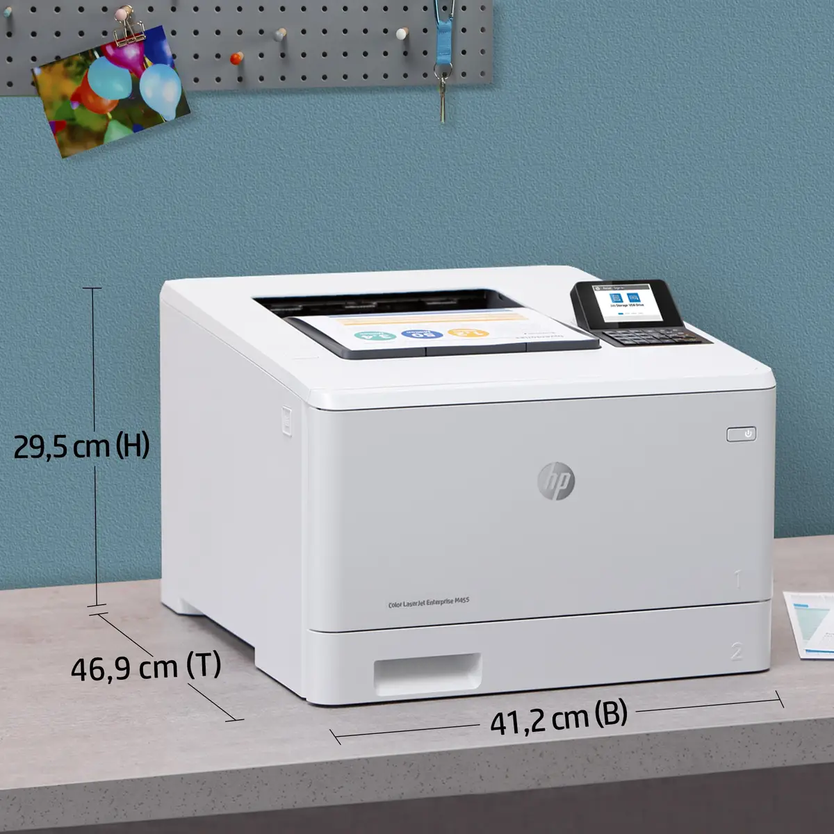 Color LaserJet Enterprise M455dn A4 Farblaserdrucker 600x600dpi 27ppm Duplex