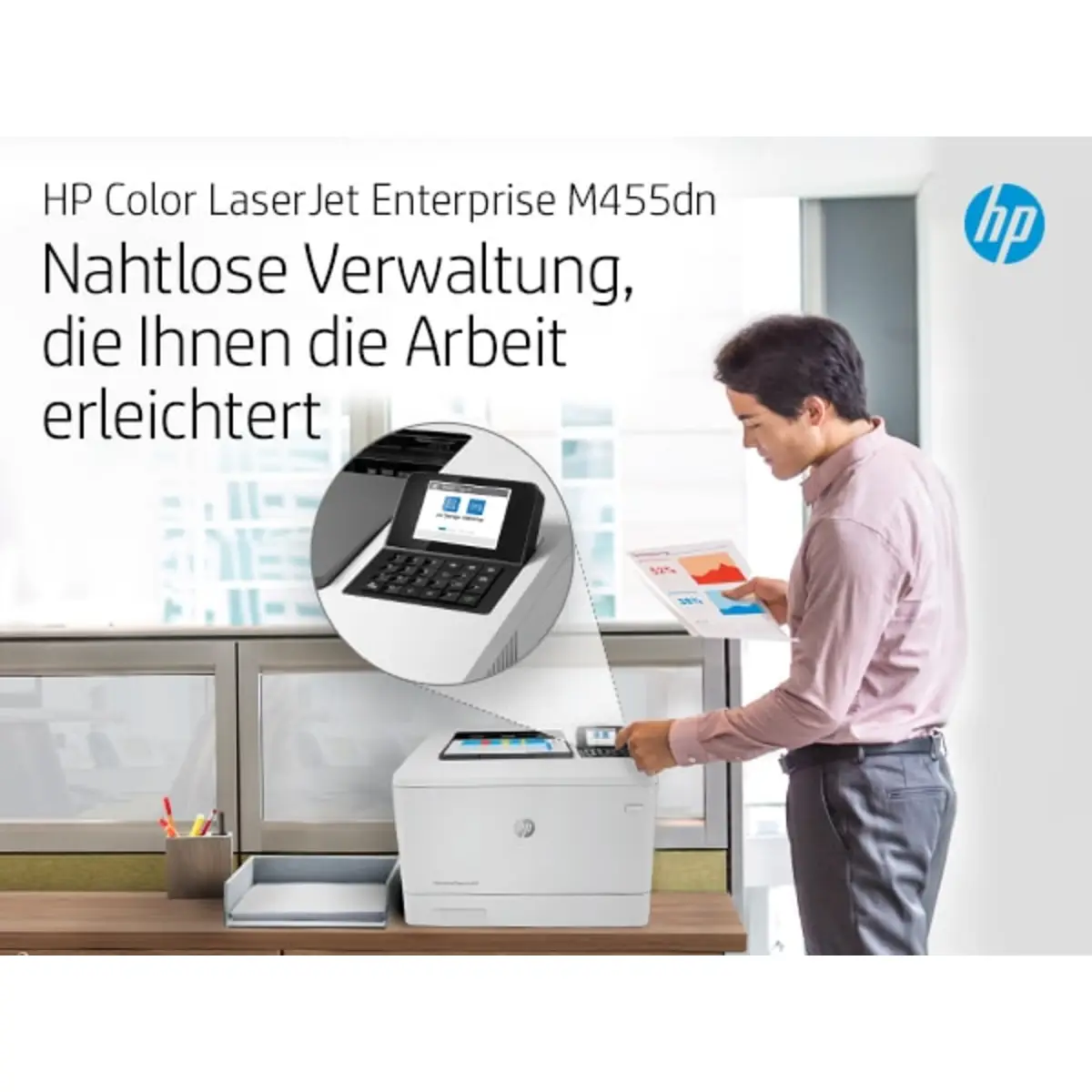 Color LaserJet Enterprise M455dn A4 Farblaserdrucker 600x600dpi 27ppm Duplex
