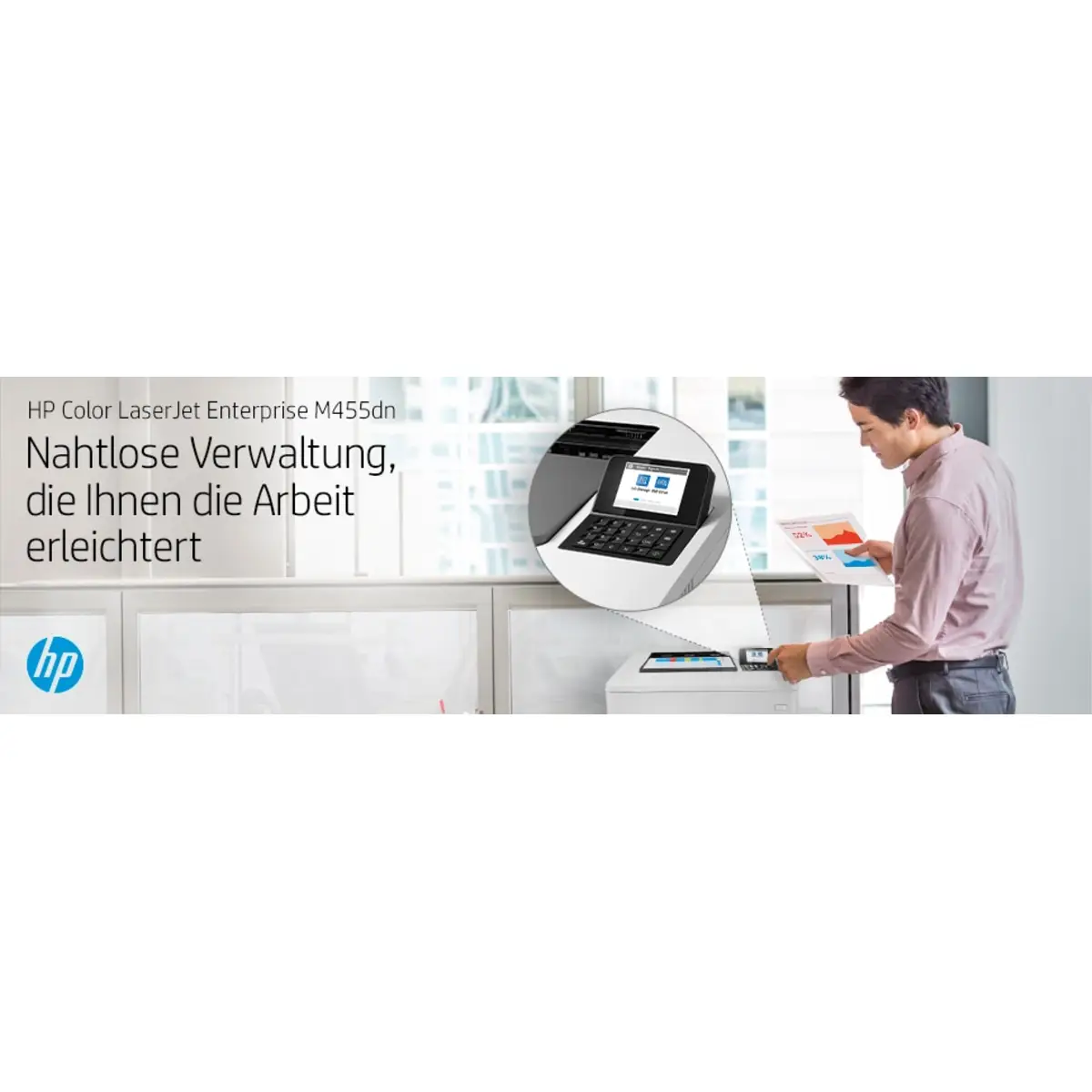 Color LaserJet Enterprise M455dn A4 Farblaserdrucker 600x600dpi 27ppm Duplex