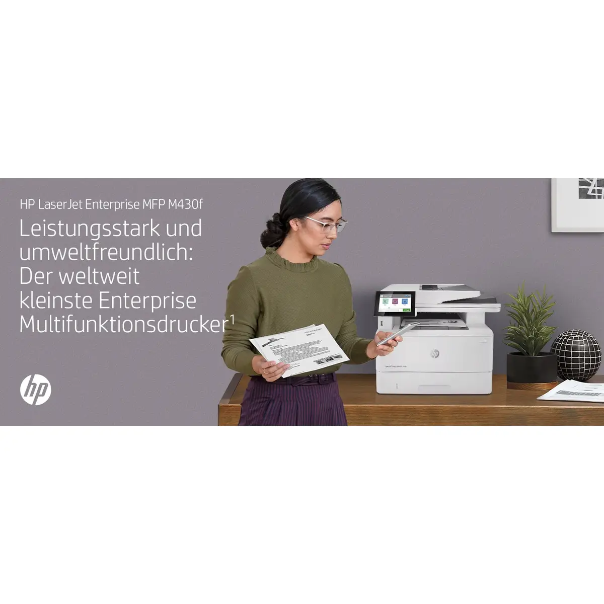 LaserJet Enterprise M430f A4 All-in-One Drucker/Scanner/Kopierer/Fax s/w Laserdrucker Duplex