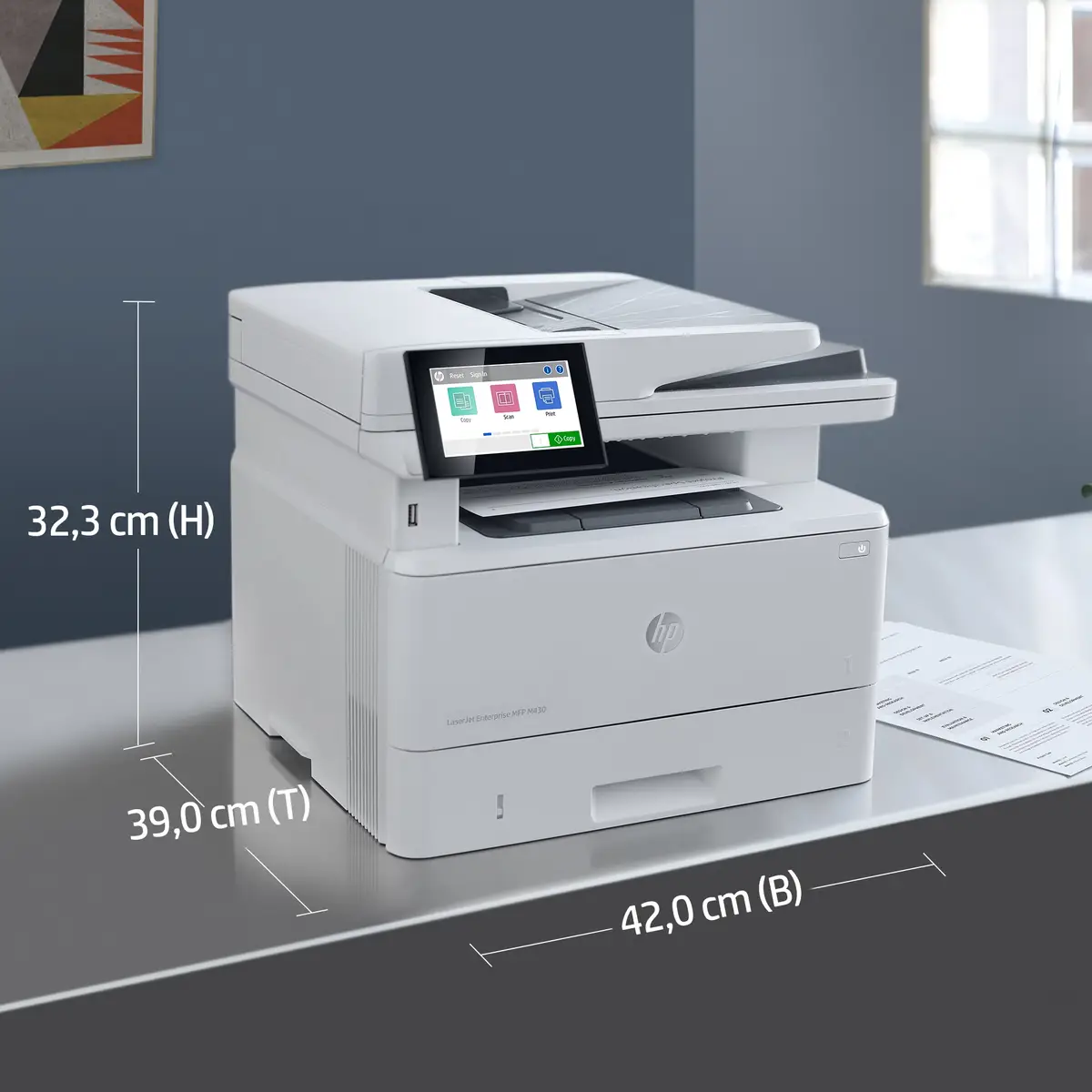 LaserJet Enterprise M430f A4 All-in-One Drucker/Scanner/Kopierer/Fax s/w Laserdrucker Duplex