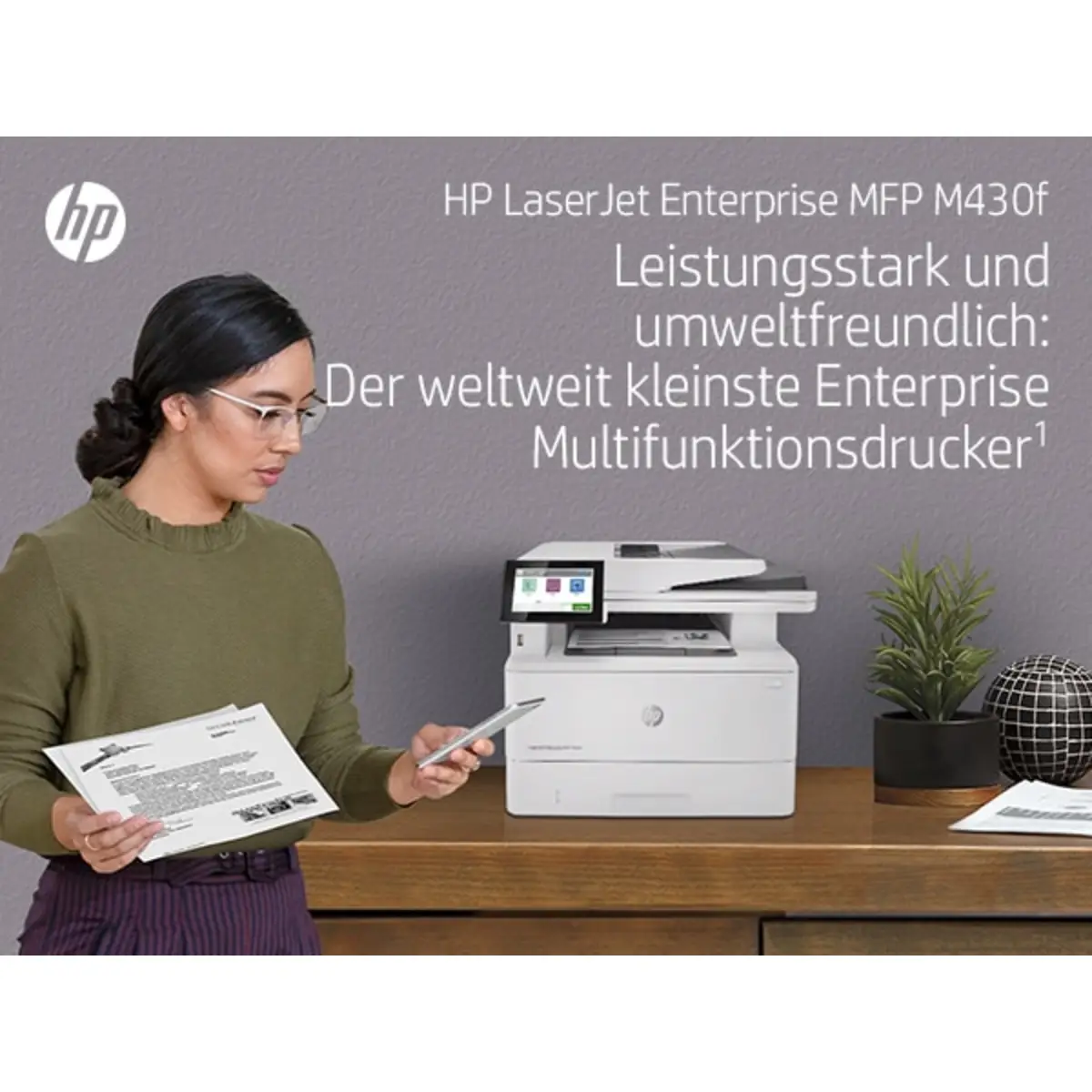 LaserJet Enterprise M430f A4 All-in-One Drucker/Scanner/Kopierer/Fax s/w Laserdrucker Duplex
