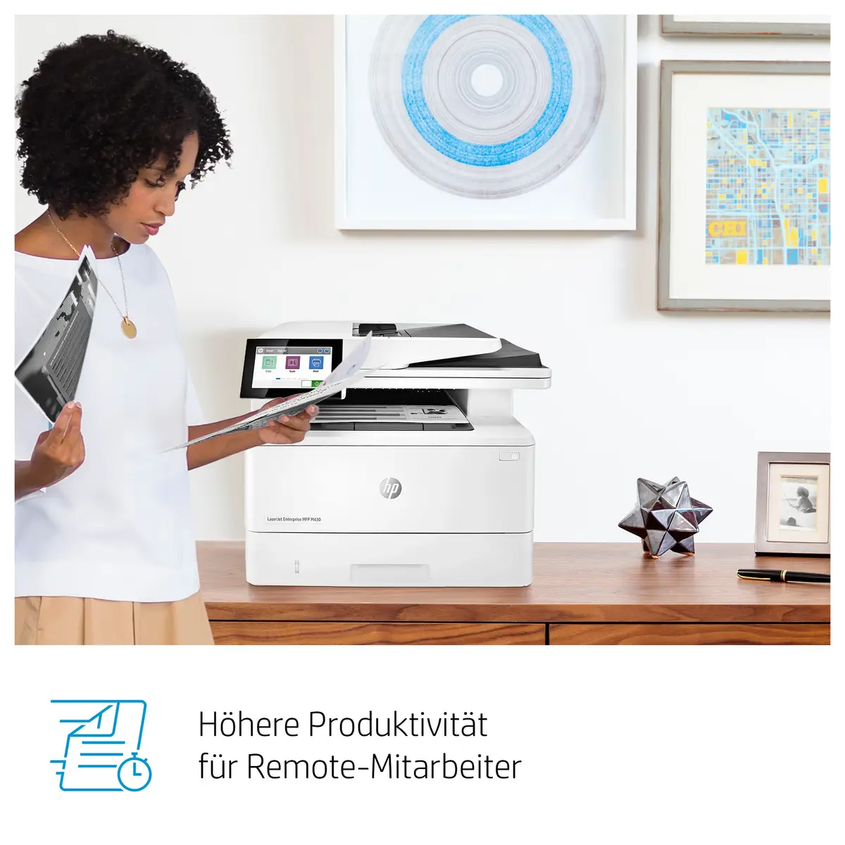 LaserJet Enterprise M430f A4 All-in-One Drucker/Scanner/Kopierer/Fax s/w Laserdrucker Duplex