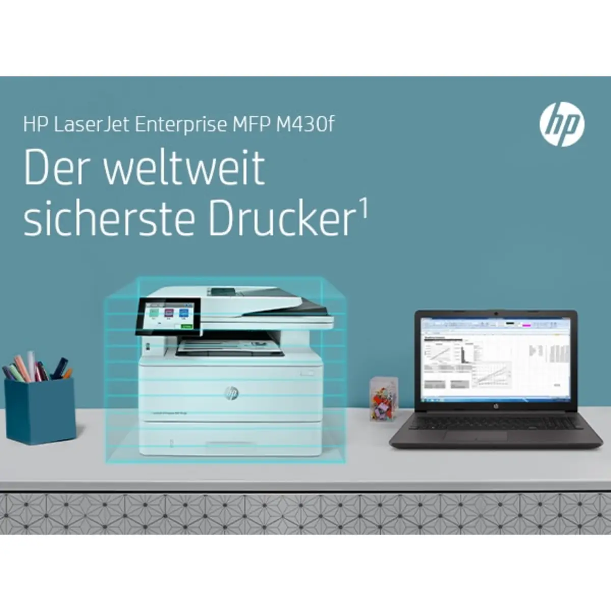 LaserJet Enterprise M430f A4 All-in-One Drucker/Scanner/Kopierer/Fax s/w Laserdrucker Duplex