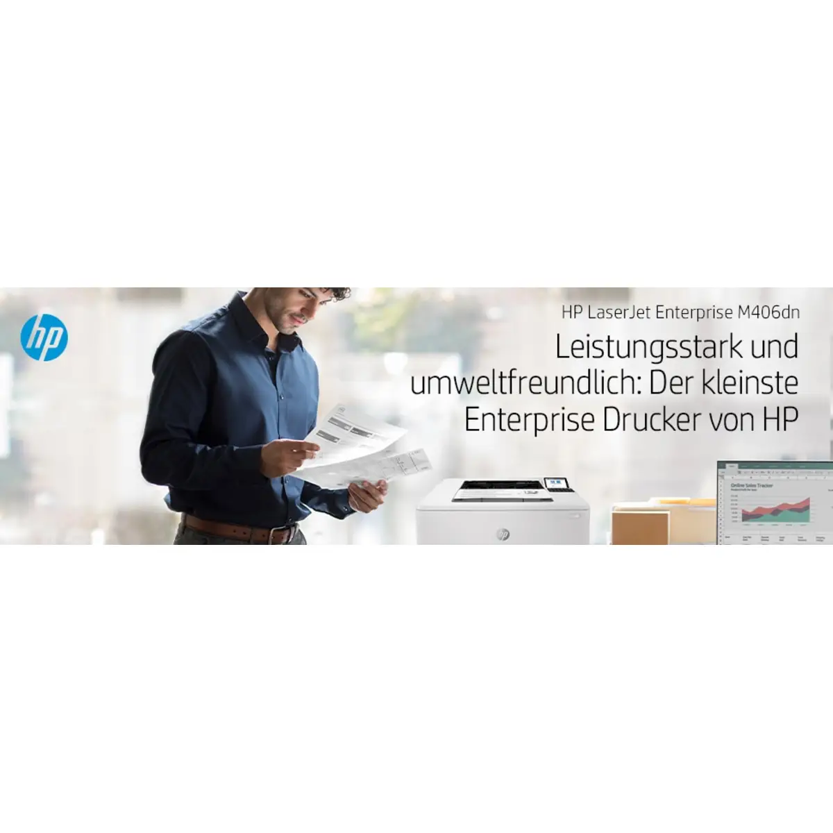 LaserJet Enterprise M406dn A4 s/w Laserdrucker 1200x1200dpi 40ppm Duplex