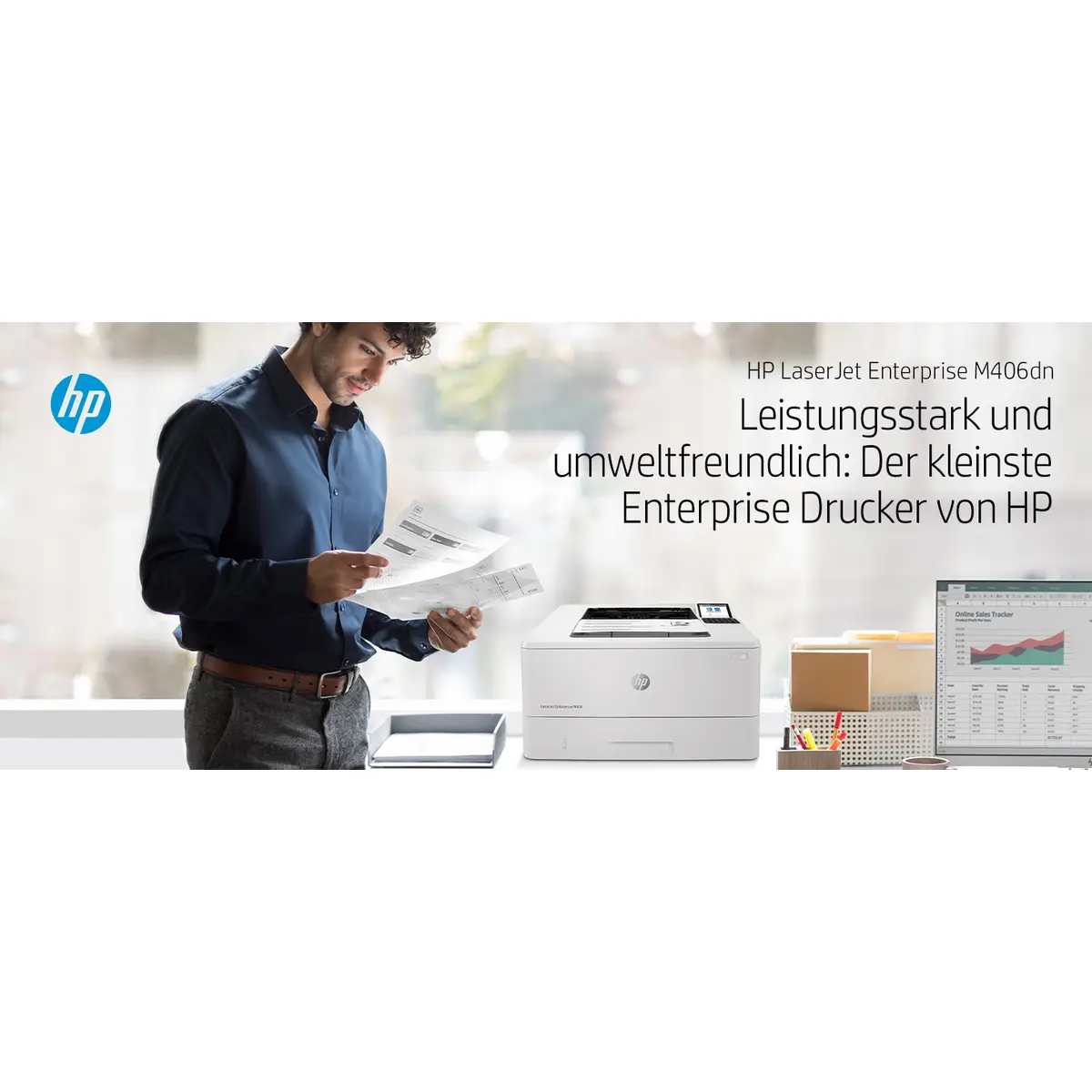 LaserJet Enterprise M406dn A4 s/w Laserdrucker 1200x1200dpi 40ppm Duplex