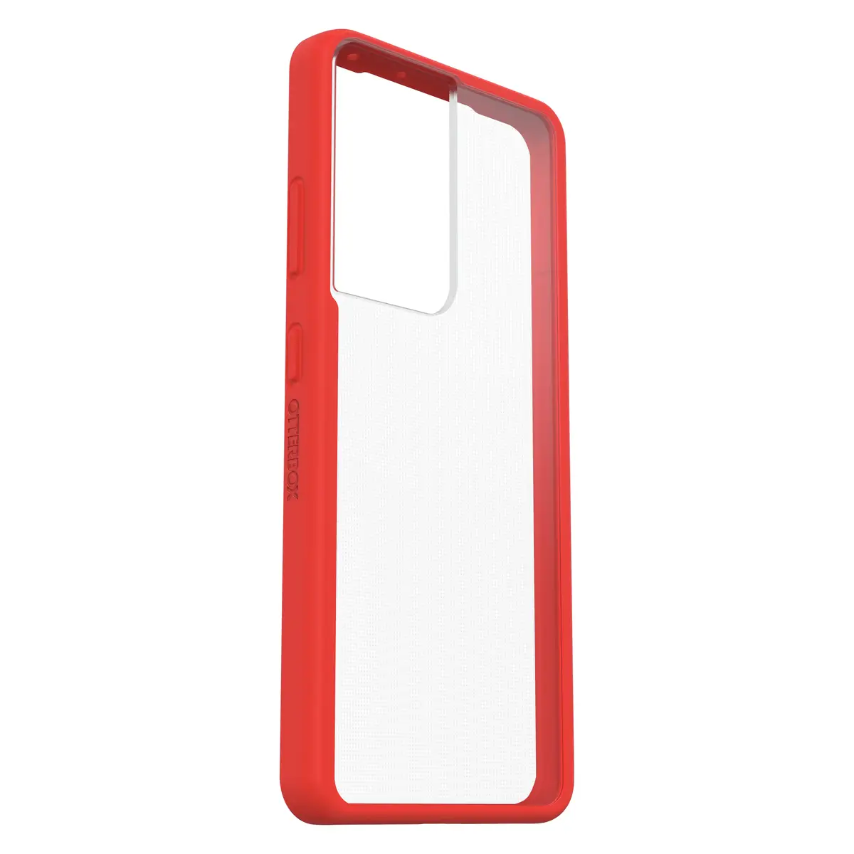 React Samsung Galaxy S21 Ultra 5G Power Rot Hülle Transparent/Rot ProPack